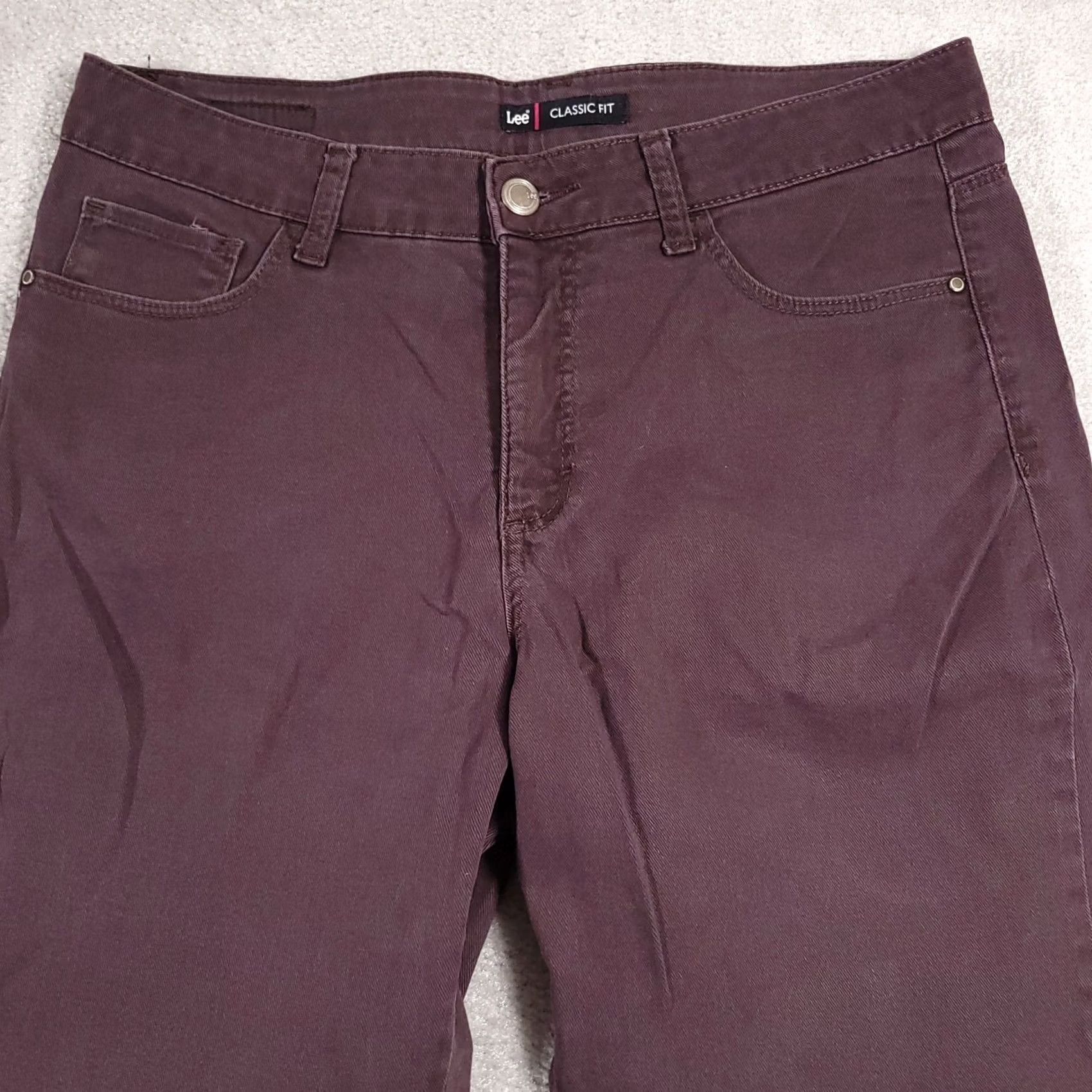Lee VINTAGE Y2K Lee Brown Jeans Straight LegClassic Fit Women's 34X33 Size 24" / US 00 / IT 34 - 3 Thumbnail