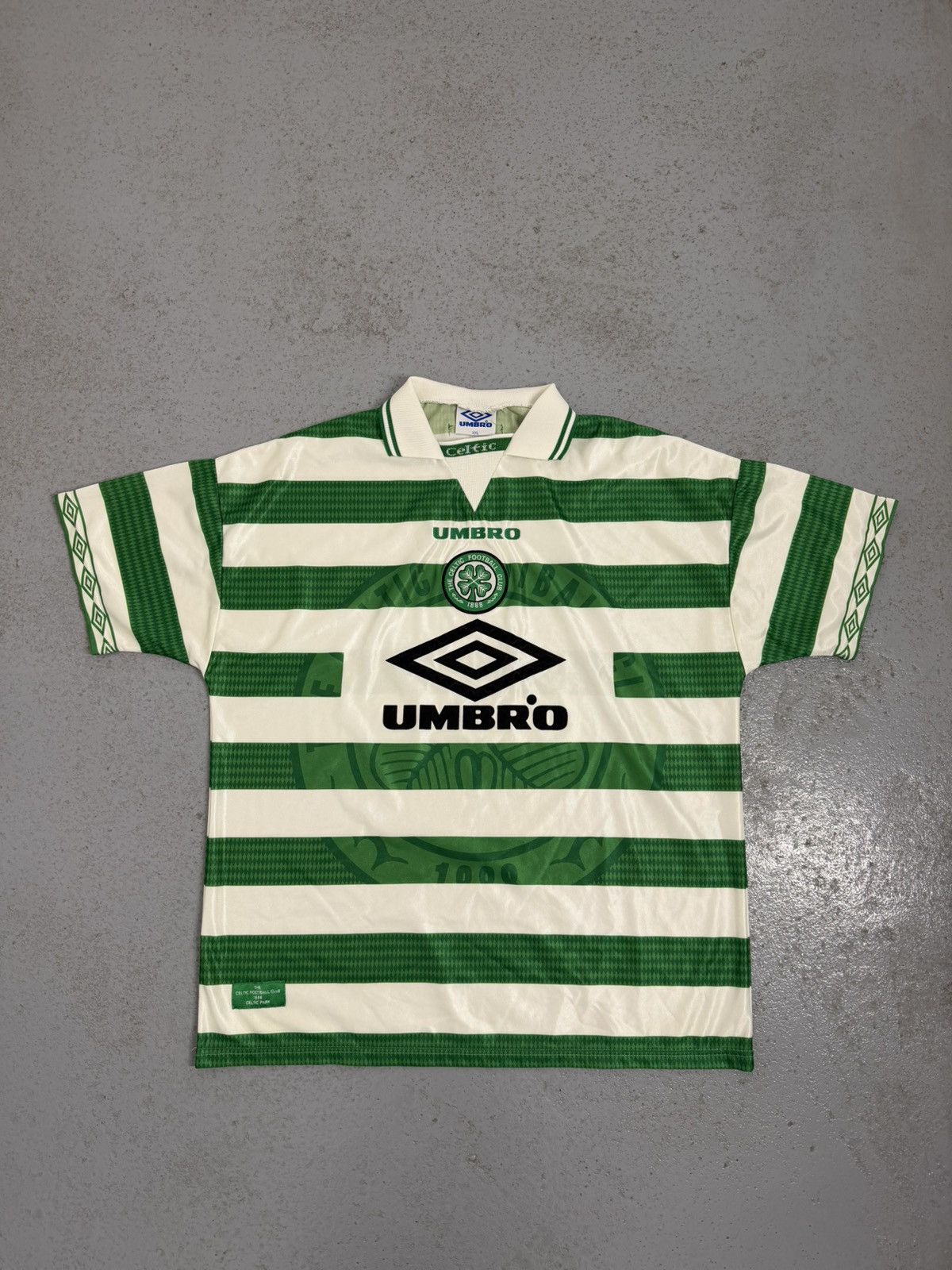 Umbro Vintage 1997/99 Umbro Celtic Fc Home Soccer Jersey Size US XXL / EU 58 / 5 - 1 Thumbnail