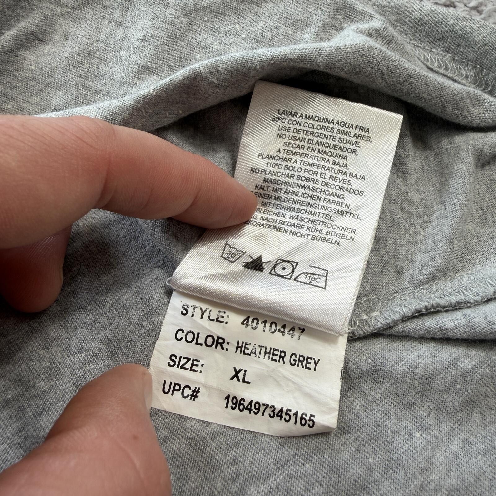 Caterpillar Vintage Style Caterpillar CAT Workwear T Shirt XL Gray Size US XL / EU 56 / 4 - 6 Thumbnail