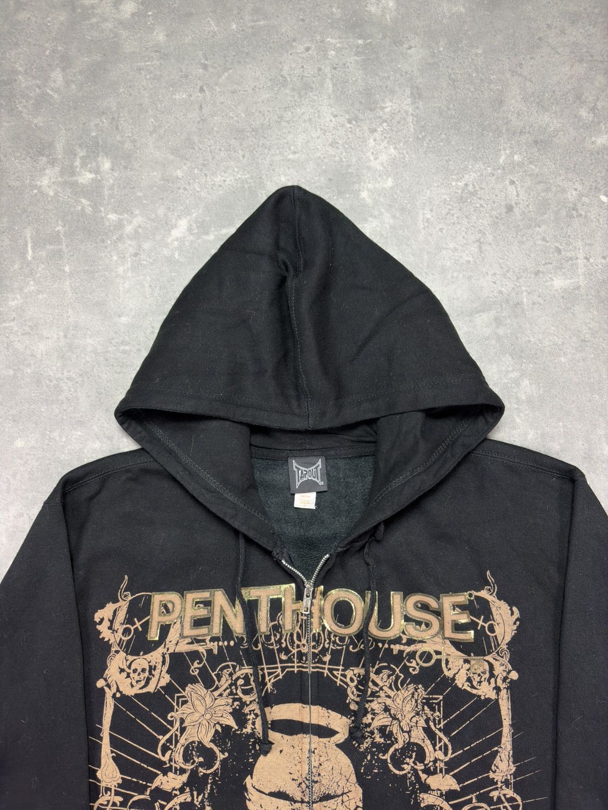 Tapout Tapout Penthouse Big Logo Baggy Printed Zip Hoodie L XL Size US XL / EU 56 / 4 - 7 Thumbnail