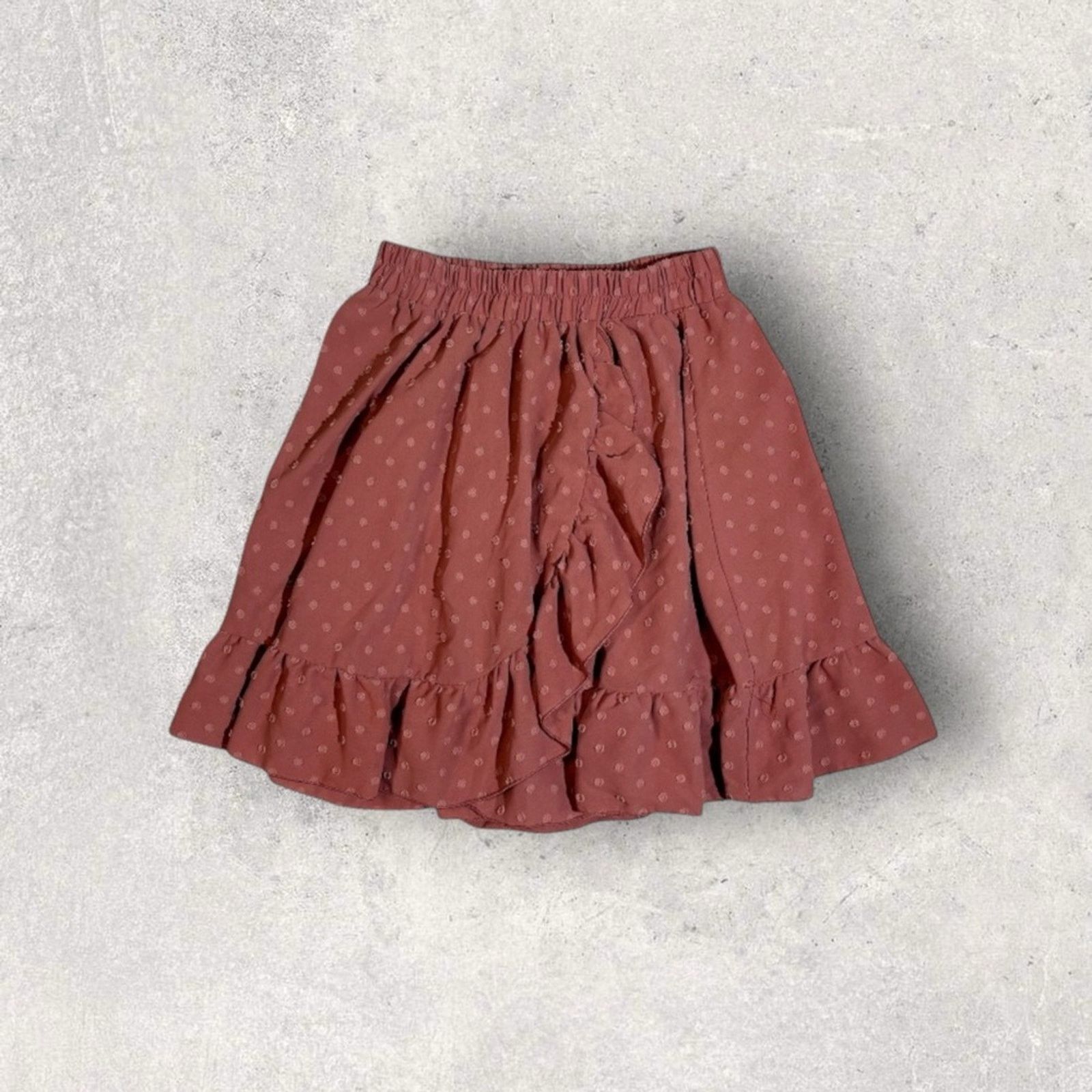 Free People Elegant Ruffled Skirt in Blush Size 26" / US 2 / IT 38 - 2 Thumbnail