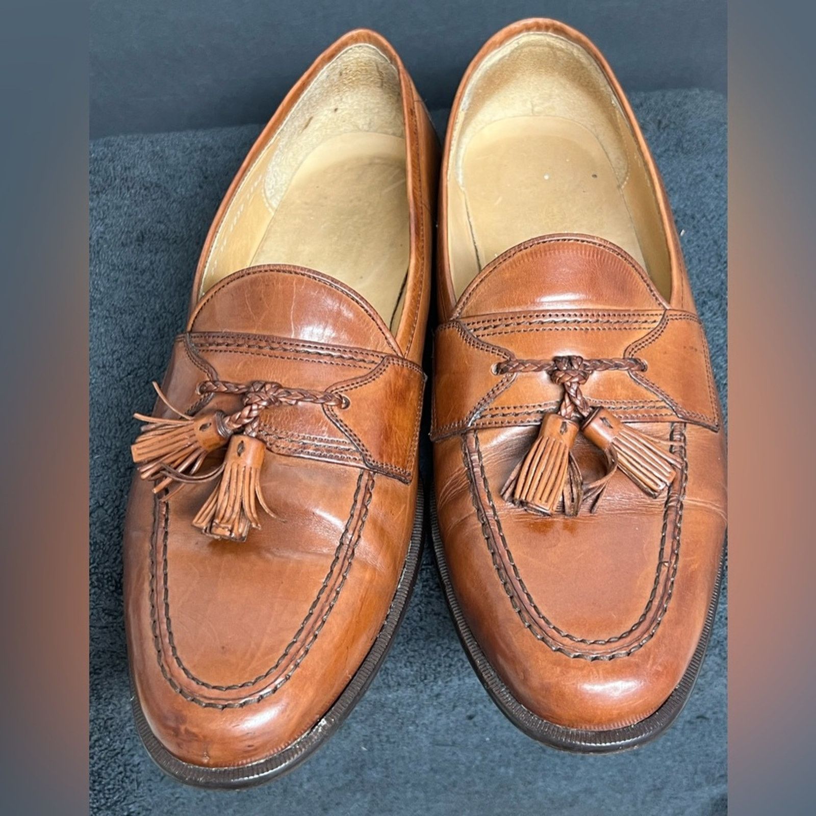 Johnston & Murphy Men’s 11.5 M Johnston Murphy Hayes Tassel Dress Loafers Size US 11.5 / EU 44-45 - 1 Thumbnail