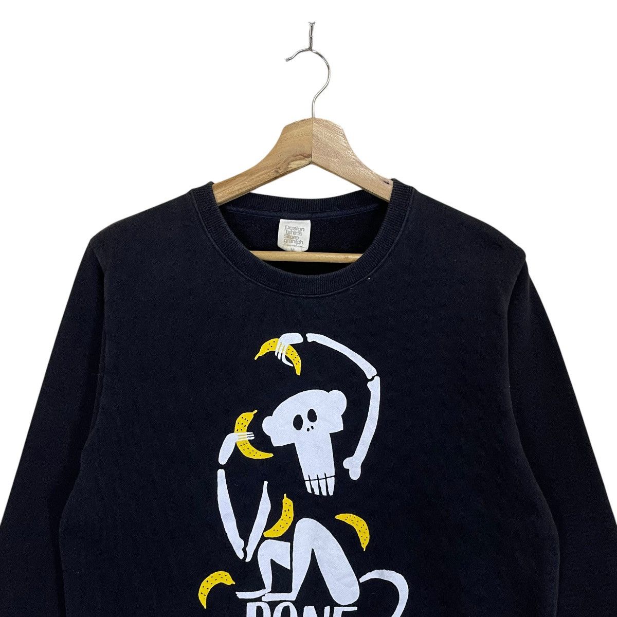 Japanese Brand BONE MONKEY BIG LOGO CREWNECK SWEATSHIRT Size US M / EU 48-50 / 2 - 4 Thumbnail