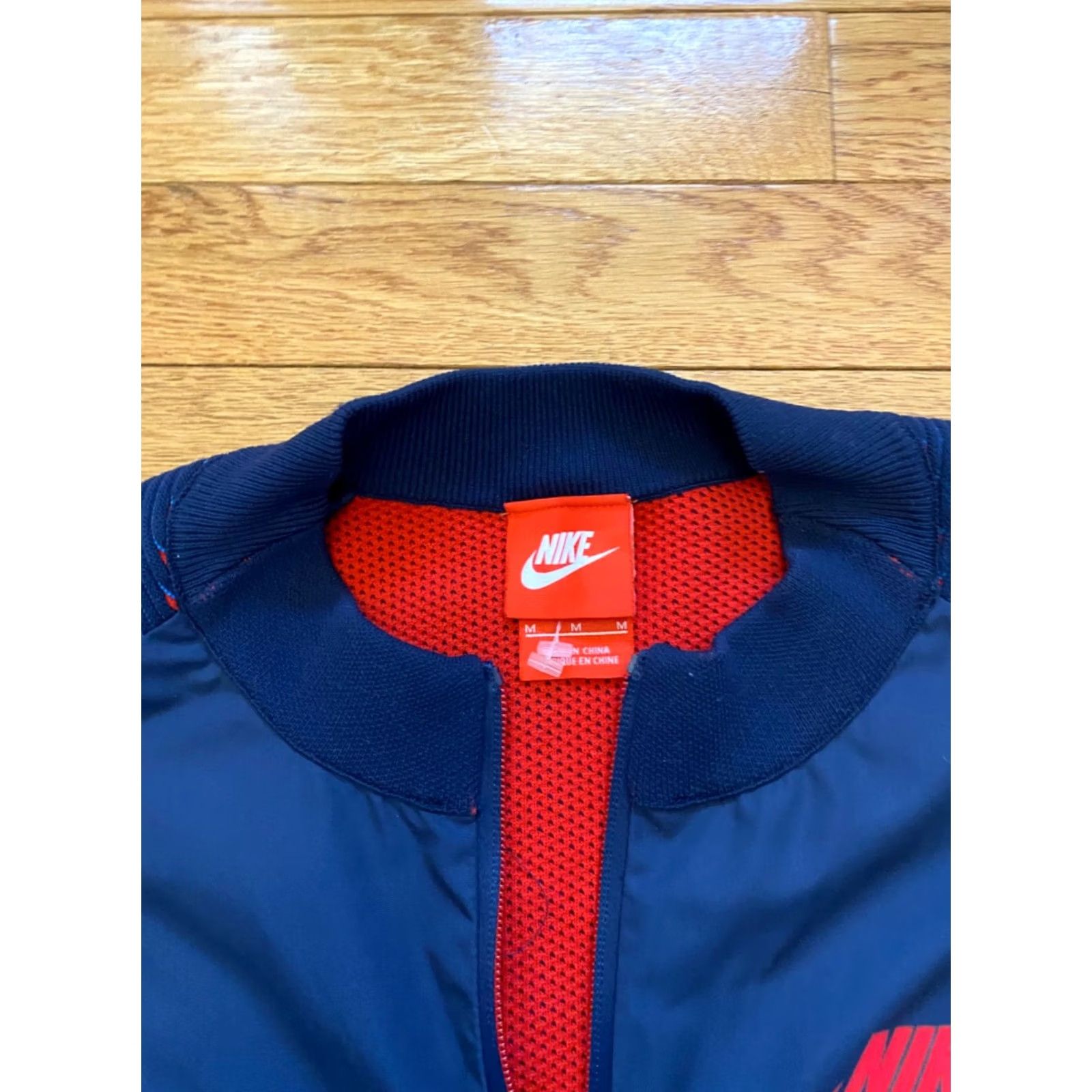 Nike VINTAGE Nike Women's Jacket Track USA Blue Red White Athletic Size M Full Zip Men/Women? Size M / US 6-8 / IT 42-44 - 4 Thumbnail