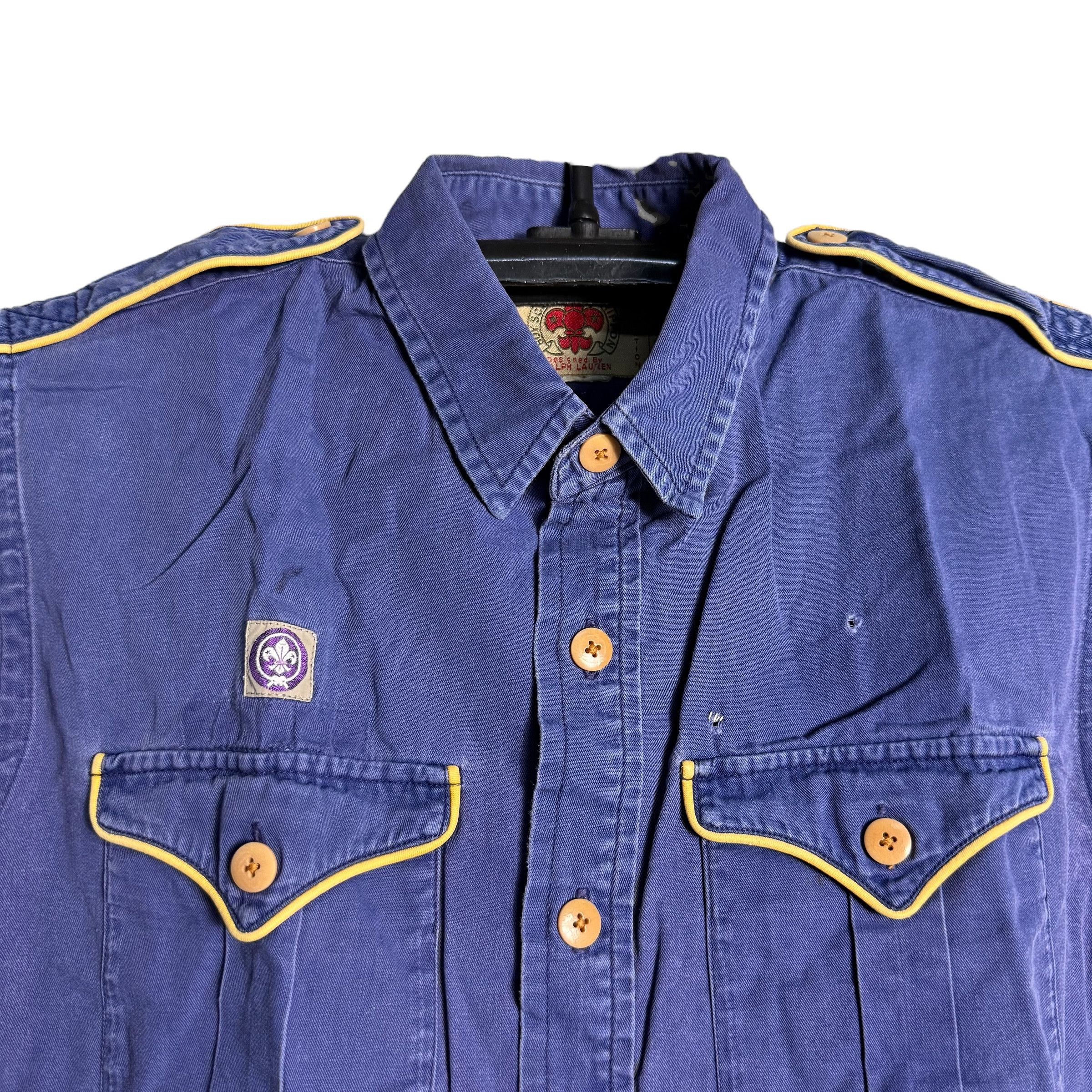Ralph Lauren 🔥RARE🔥Vintage Ralph Lauren Boy Scout Nippon Shirt Size US S / EU 44-46 / 1 - 3 Thumbnail