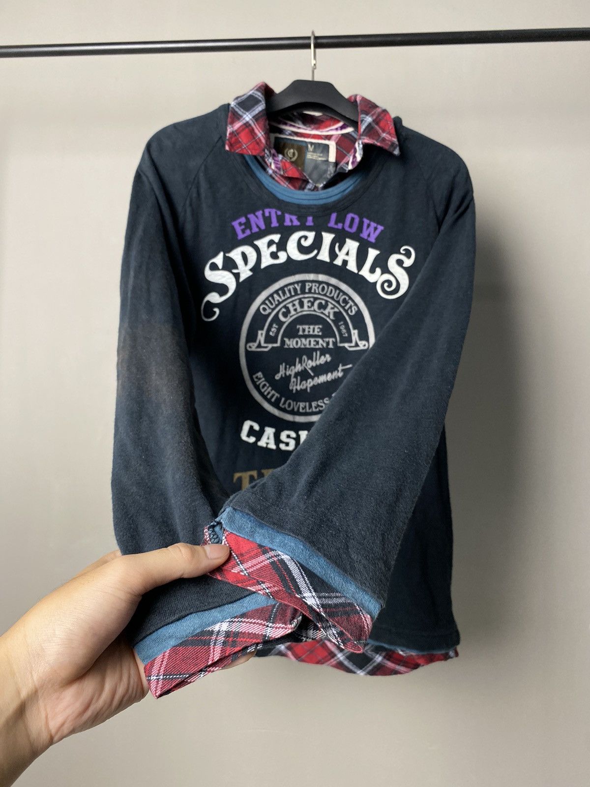 Beauty Beast × If Six Was Nine × Japanese Brand Ceronias Specials Casinos Double Layer Longsleeve Size US M / EU 48-50 / 2 - 2 Thumbnail