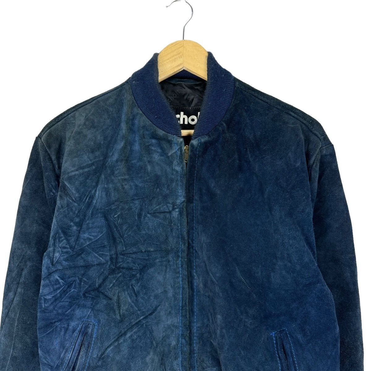 Schott 🌟SCHOTT USA SUEDE LEATHER ZIPPER JACKET Size US L / EU 52-54 / 3 - 2 Thumbnail