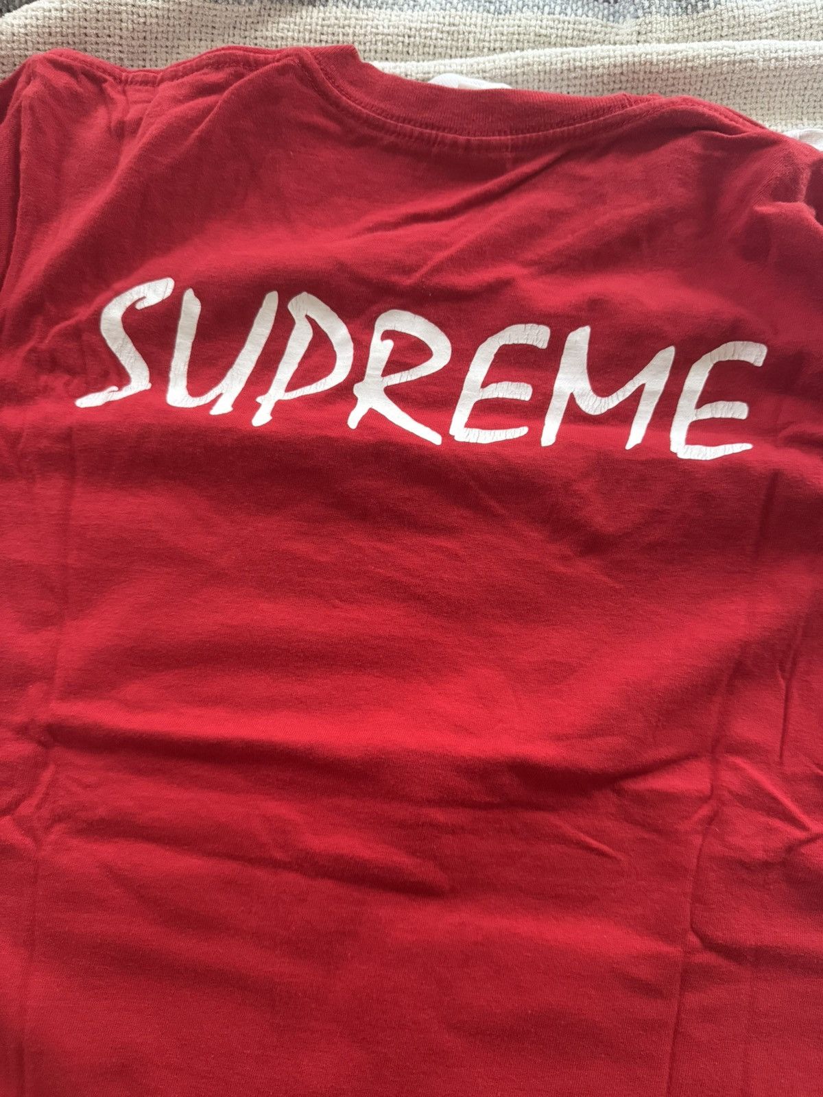 Supreme Supreme St Ides Red Tee Size US M / EU 48-50 / 2 - 3 Thumbnail