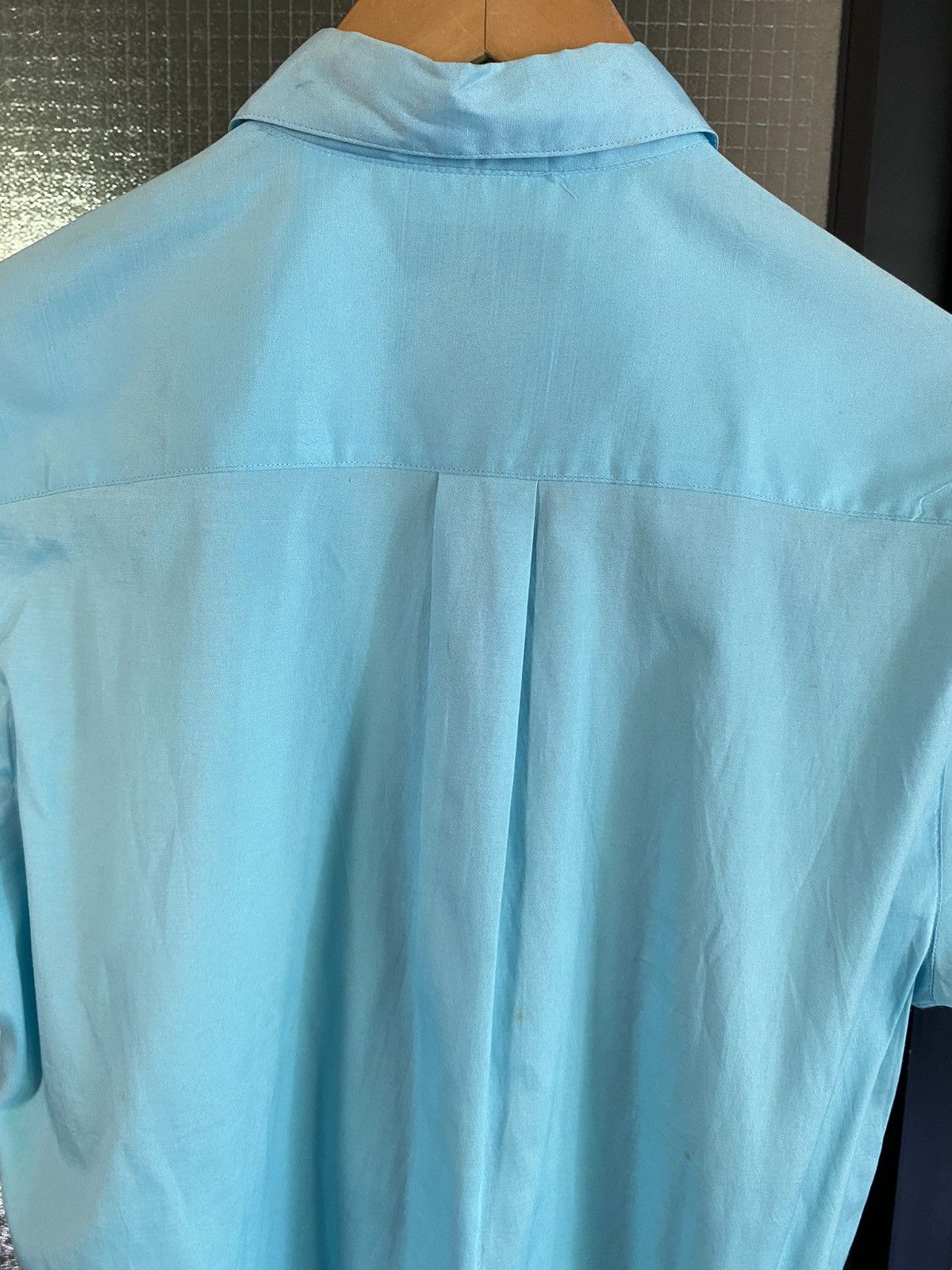 Issey Miyake im product Issey Miyake Light Blue Short-Sleeve Shirt Size US L / EU 52-54 / 3 - 7 Thumbnail