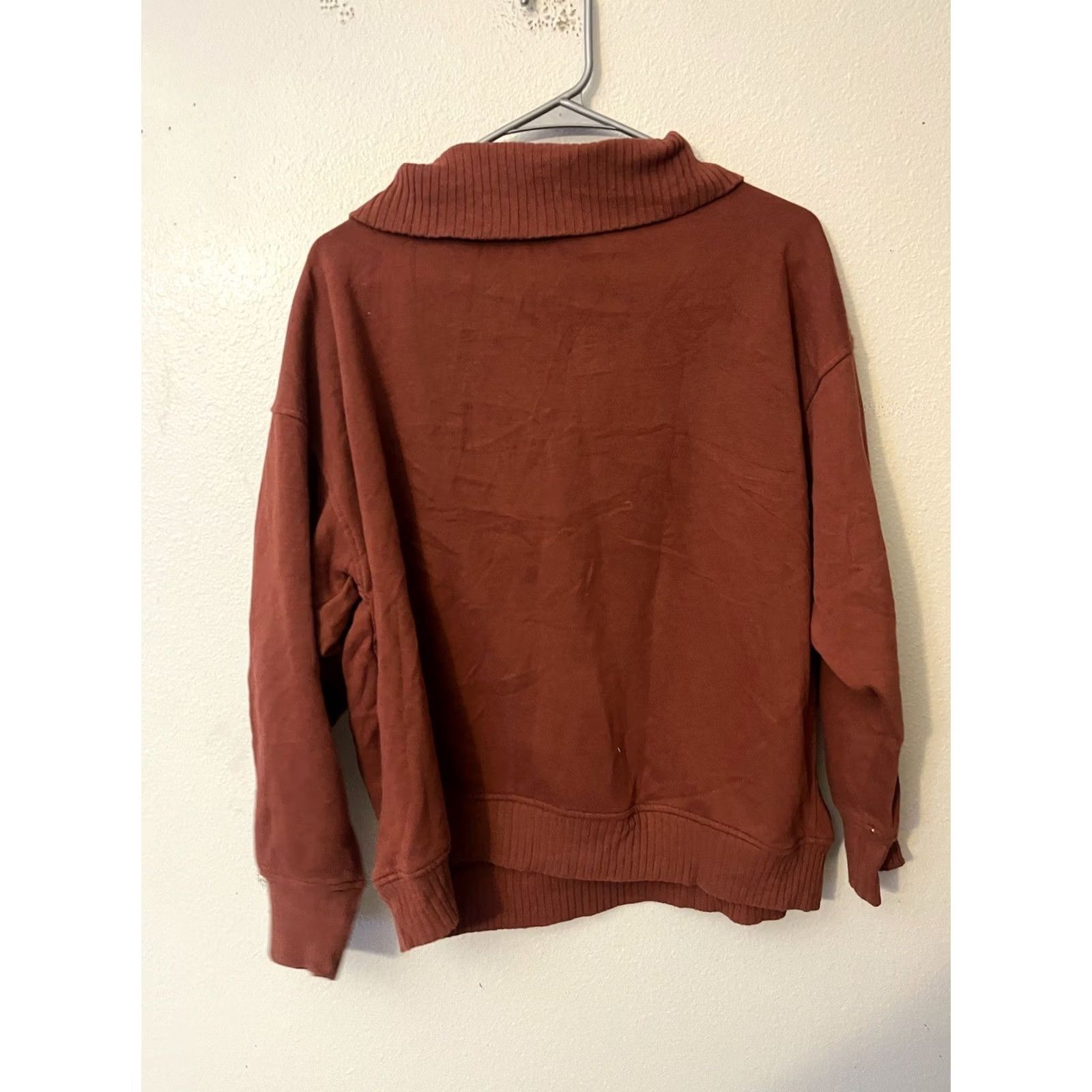 Varley Varley Owens Sweater Turtleneck Half-Zip Carob Brown Size M Women's Size M / US 6-8 / IT 42-44 - 2 Thumbnail