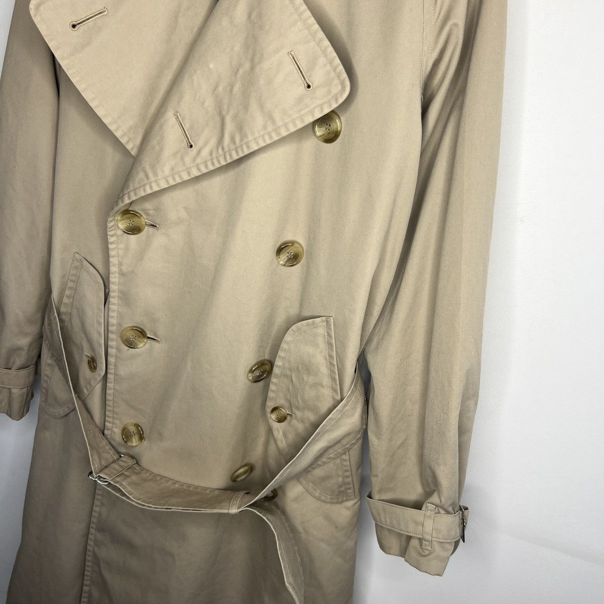 Burberry Vintage Burberry Trench Coat 90s Nova Check Beige Belted Size US M / EU 48-50 / 2 - 4 Thumbnail