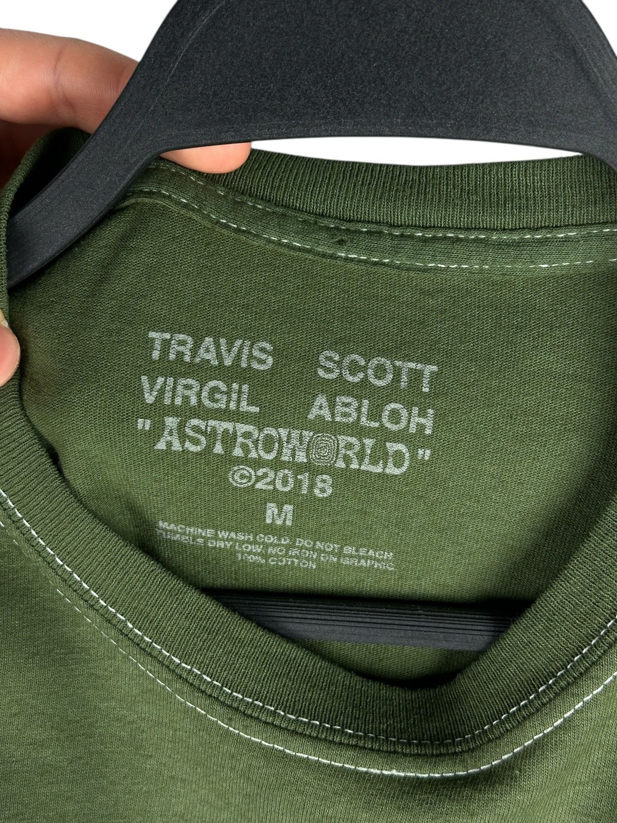Travis Scott × Virgil Abloh Travis Scott Virgil Abloh By A Thread T-Shirt “Astroworld” Size US M / EU 48-50 / 2 - 14 Thumbnail