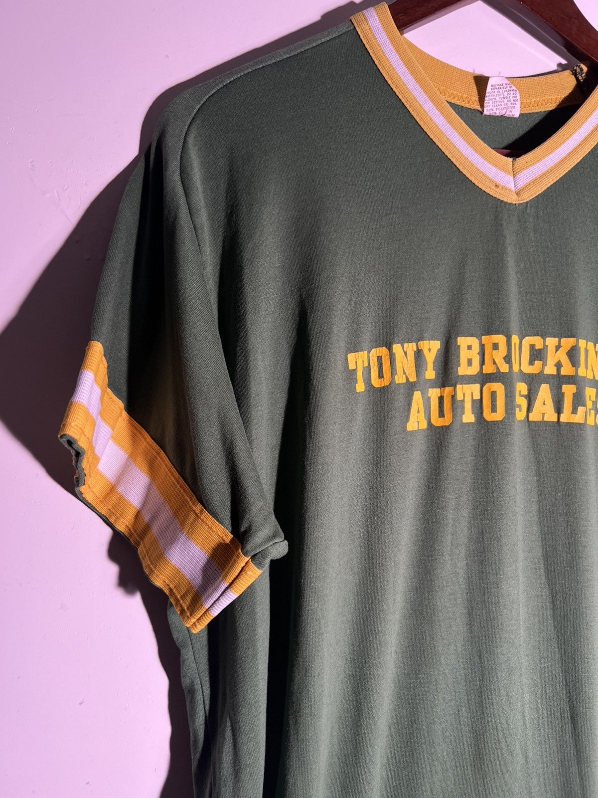 Vintage 80’s 90’s VTG Vintage Tony Brockinton Auto Sales Retro Shirt Size US XXL / EU 58 / 5 - 4 Thumbnail