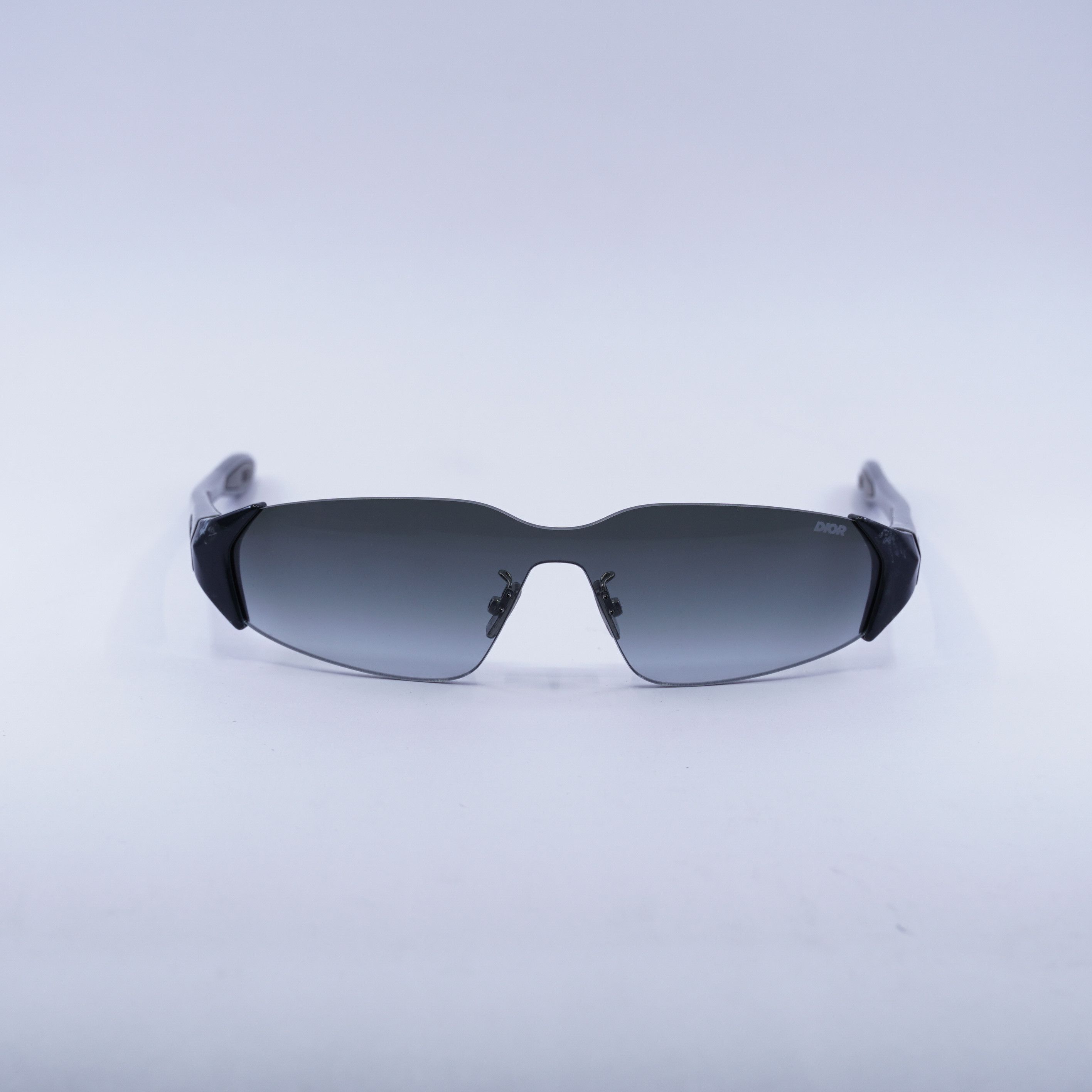Dior Dior DIORBAY M1U 10A1 Sunglasses Black Geometric Frame Size ONE SIZE - 4 Thumbnail