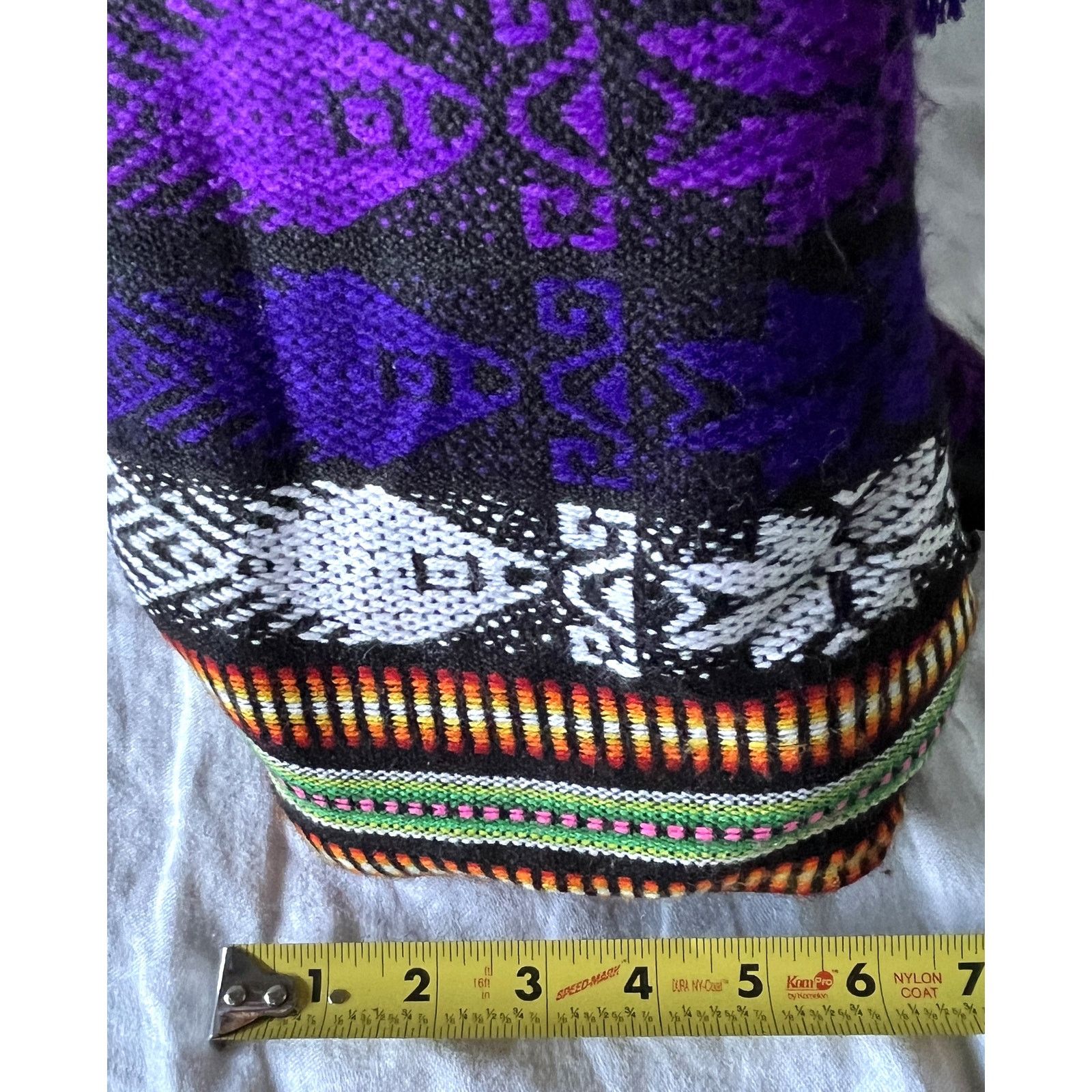 Other Purple Boho Hippie Backpack Size ONE SIZE - 6 Thumbnail