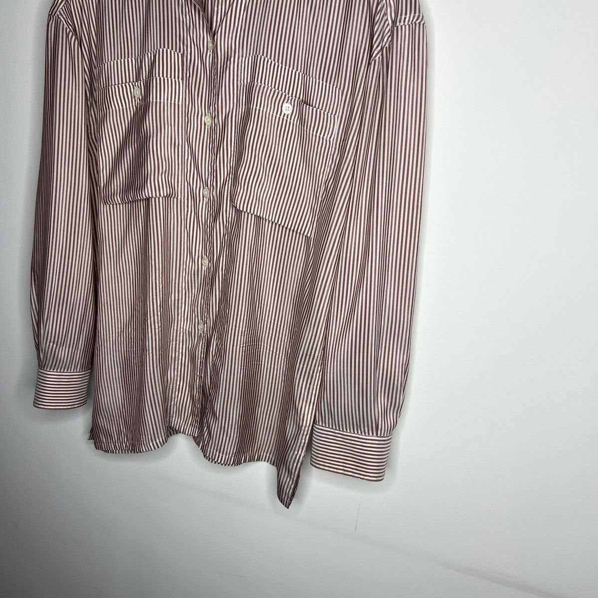 Jil Sander Vintage 90s Jil Sander Silk Shirt Button Up Size M / US 6-8 / IT 42-44 - 2 Thumbnail