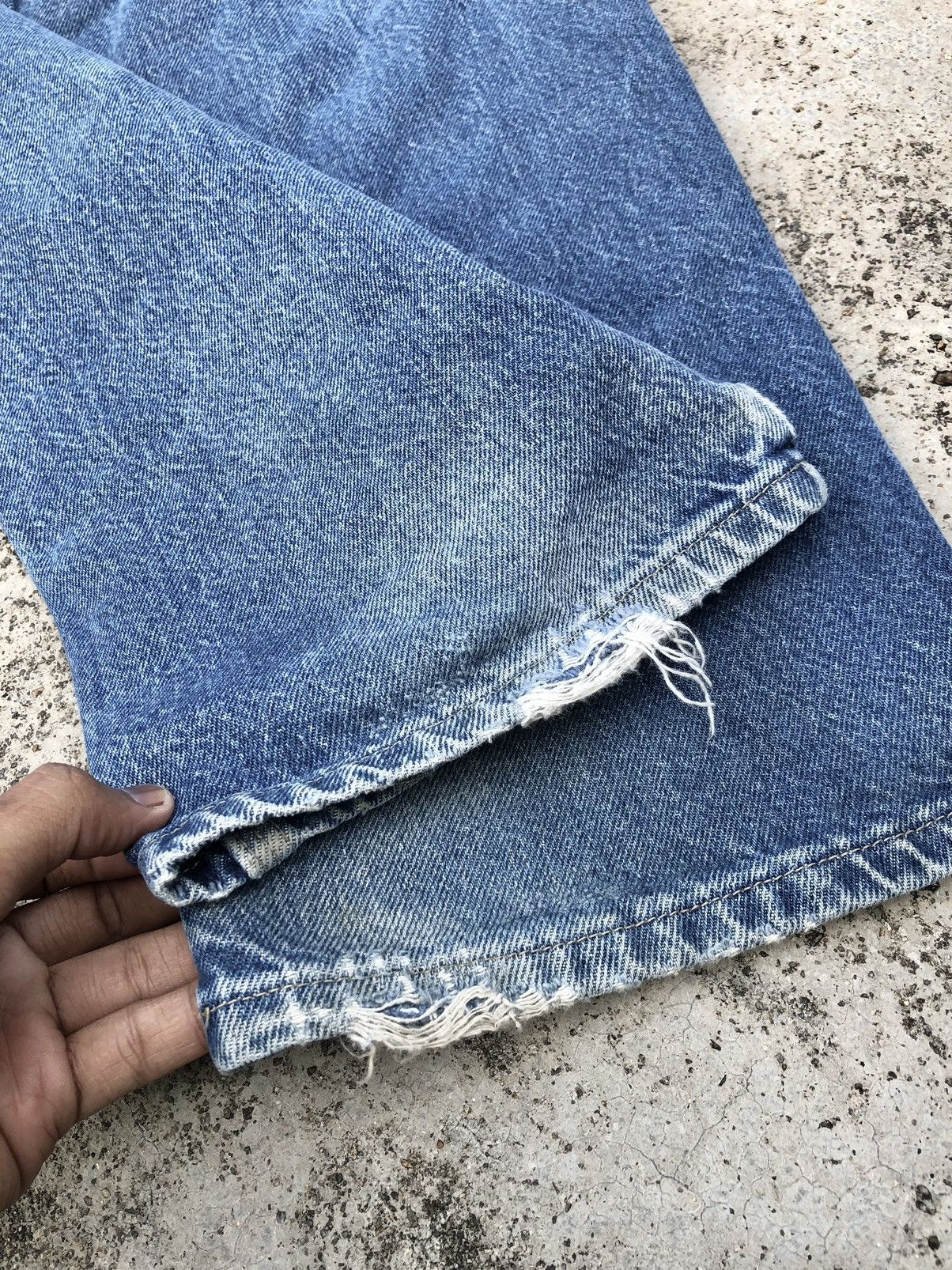 Dickies × Vintage DICKIES CARPENTER DISTRESSED DENIM Size US 30 / EU 46 - 11 Thumbnail