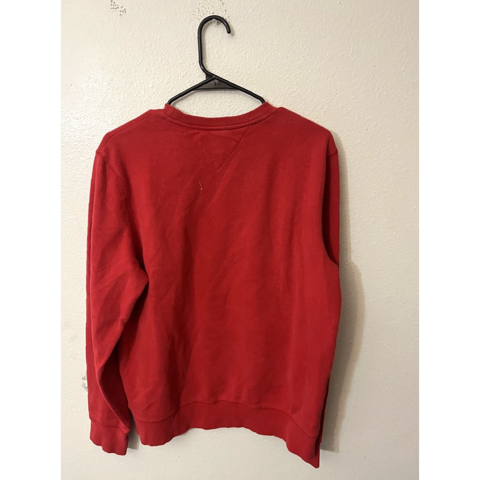 Tommy Hilfiger Tommy Hilfiger Knit Sweatshirt Sweater Red Mens Size Medium Crew Neck Pullover Size US M / EU 48-50 / 2 - 3 Thumbnail