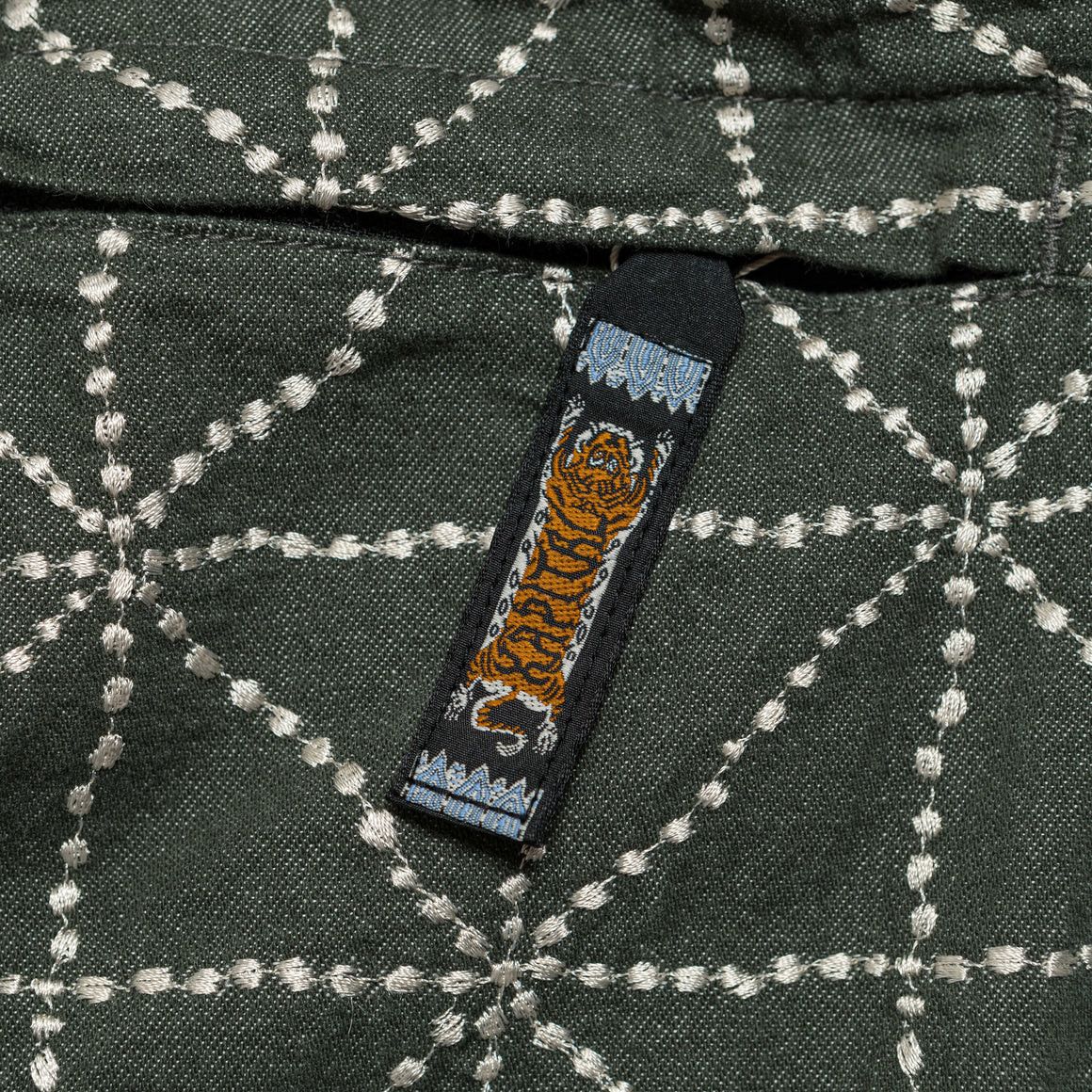 Kapital Kapital 8oz Color Denim FOLK-DOJO Embroidery EASY Pants Size US 32 / EU 48 - 11 Thumbnail
