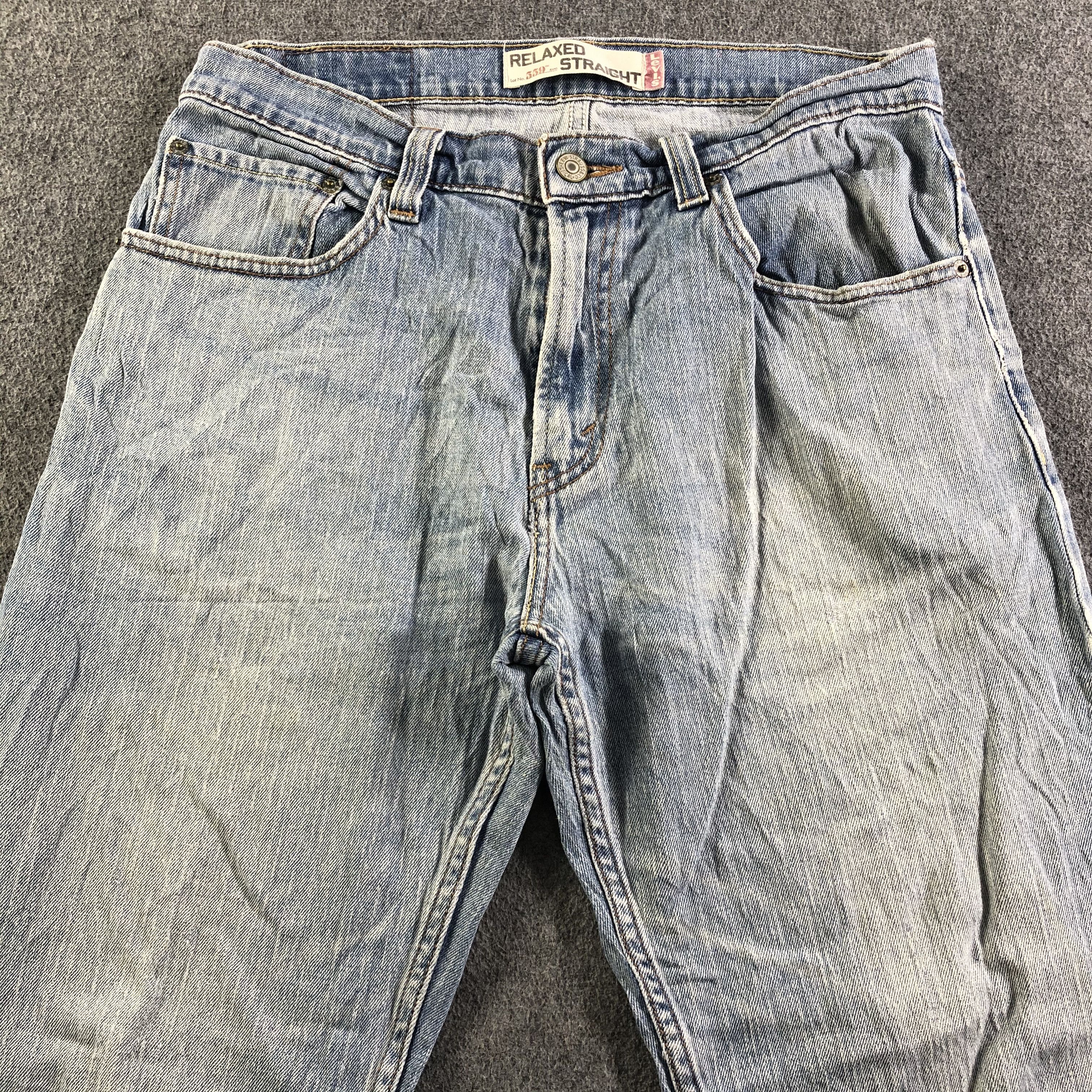 Levi's Vintage Light Wash Levis 559 Jeans-J4194 Size US 32 / EU 48 - 3 Thumbnail