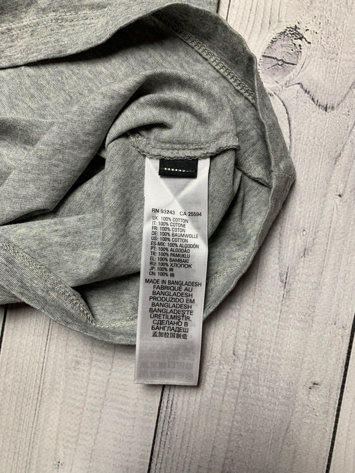 Diesel × Vintage Diesel grey tee big logo size S/M Size US S / EU 44-46 / 1 - 4 Thumbnail
