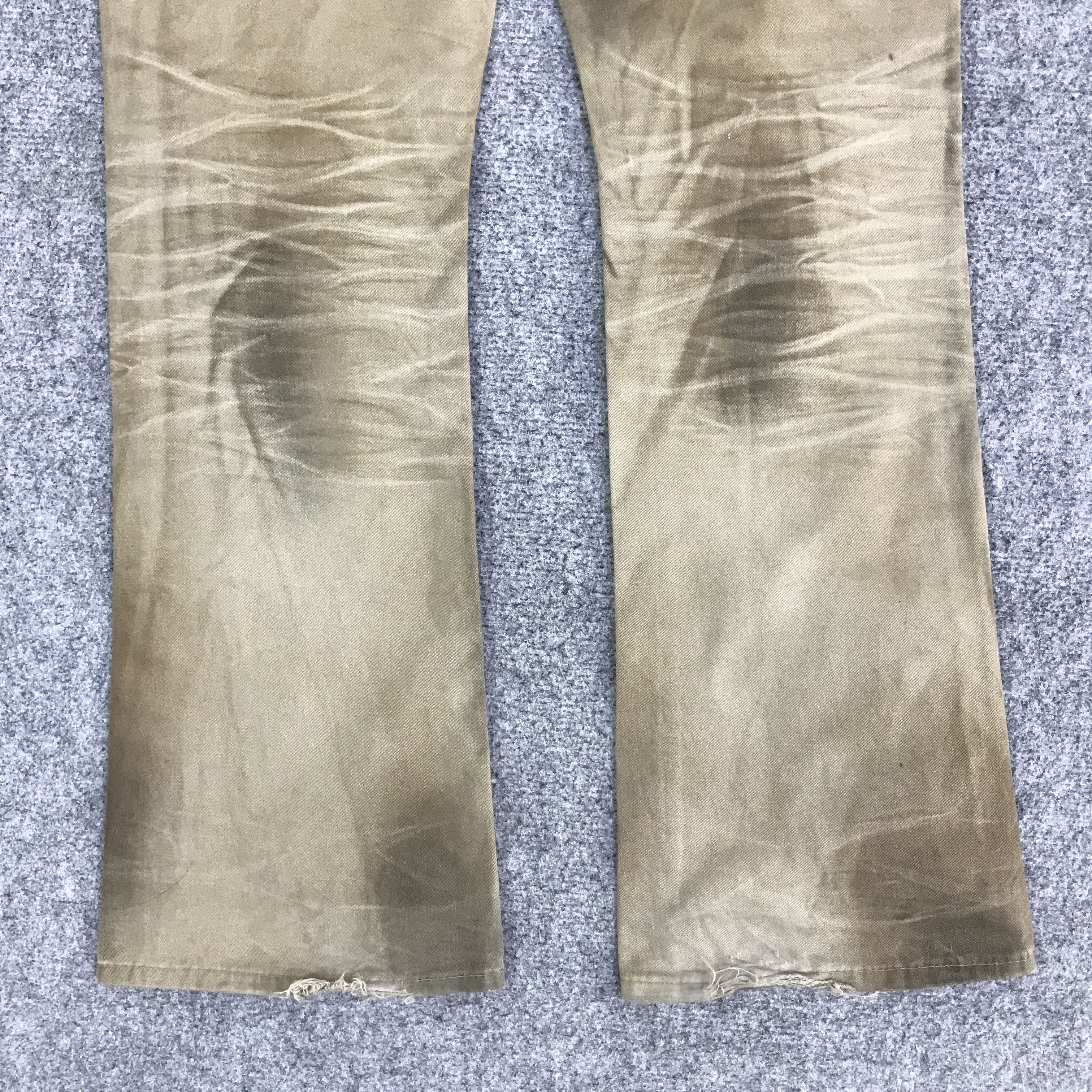 CIVARIZE FLARE CIVARIZE RARE DESIGN PUNK DENIM PANTS K118B16 Size US 32 / EU 48 - 6 Thumbnail