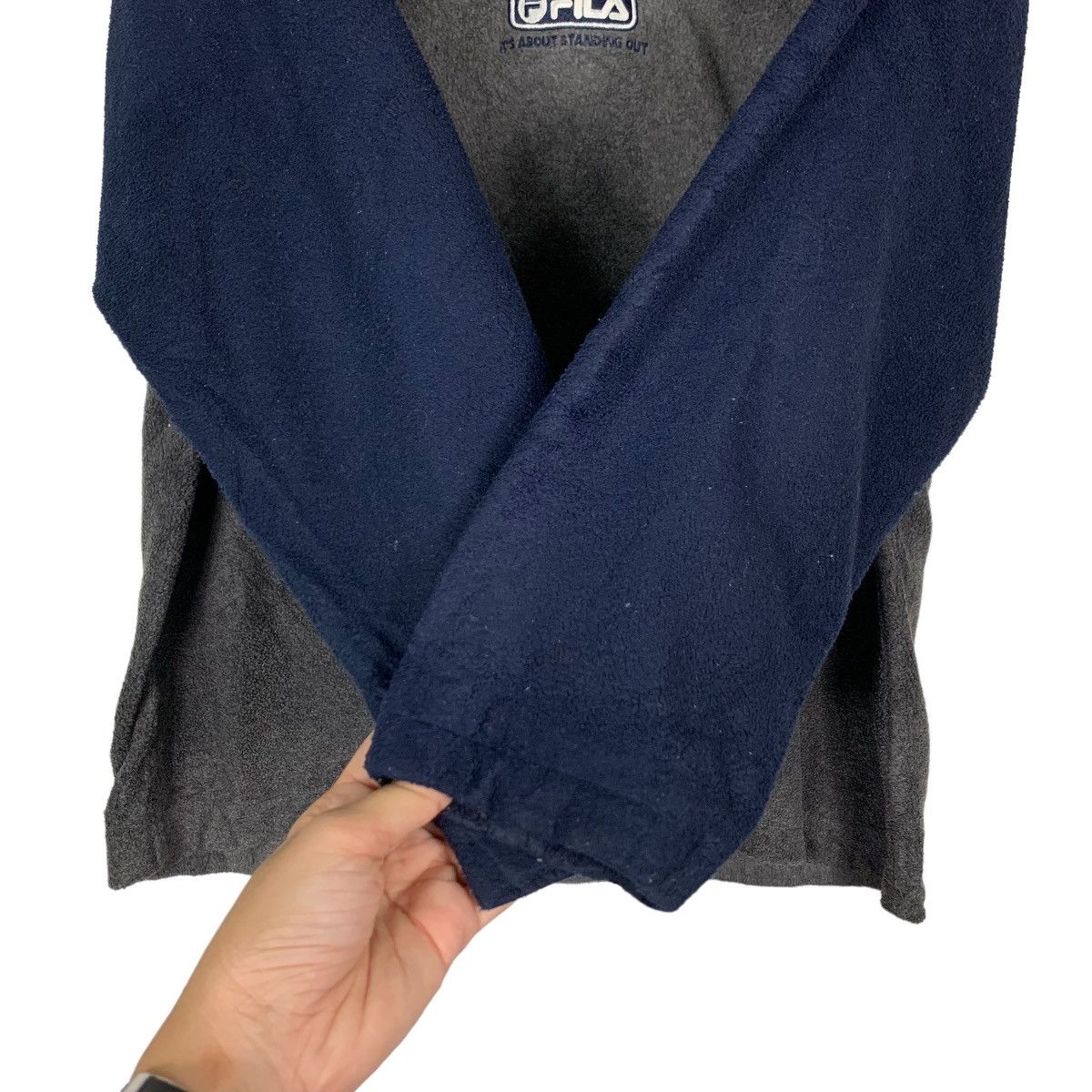 Fila FILA Center Logo Half Zip Pullover Fleece Sweater #0019-C1 Size US M / EU 48-50 / 2 - 13 Thumbnail