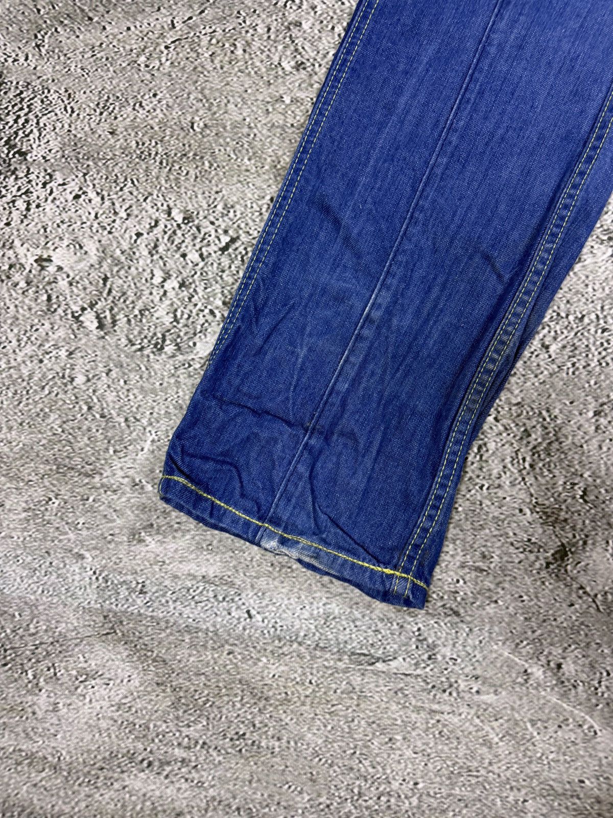 Evisu Evisu EU ED jeans vintage denim pants cargo baby blue Y2K Size 29" - 3 Thumbnail