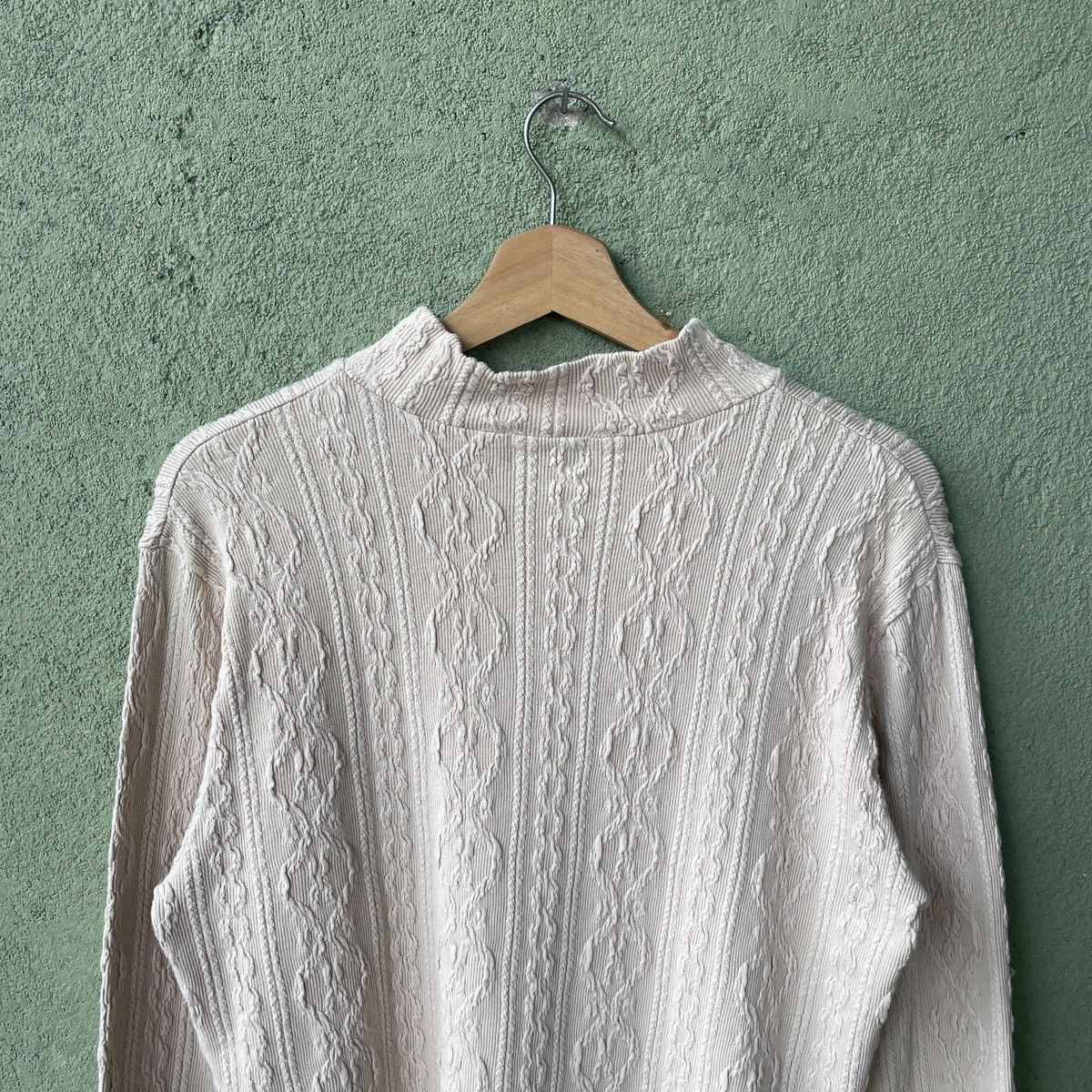 Aran Isles Knitwear Vintage Japanese Embroidered Cable Knit Sweater Jumper Size US M / EU 48-50 / 2 - 9 Thumbnail