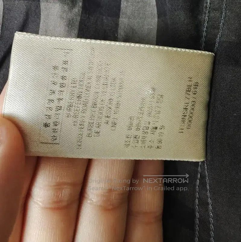 Burberry Burberry Gray Cotton Women's Shirt. Size L / US 10 / IT 46 - 7 Thumbnail