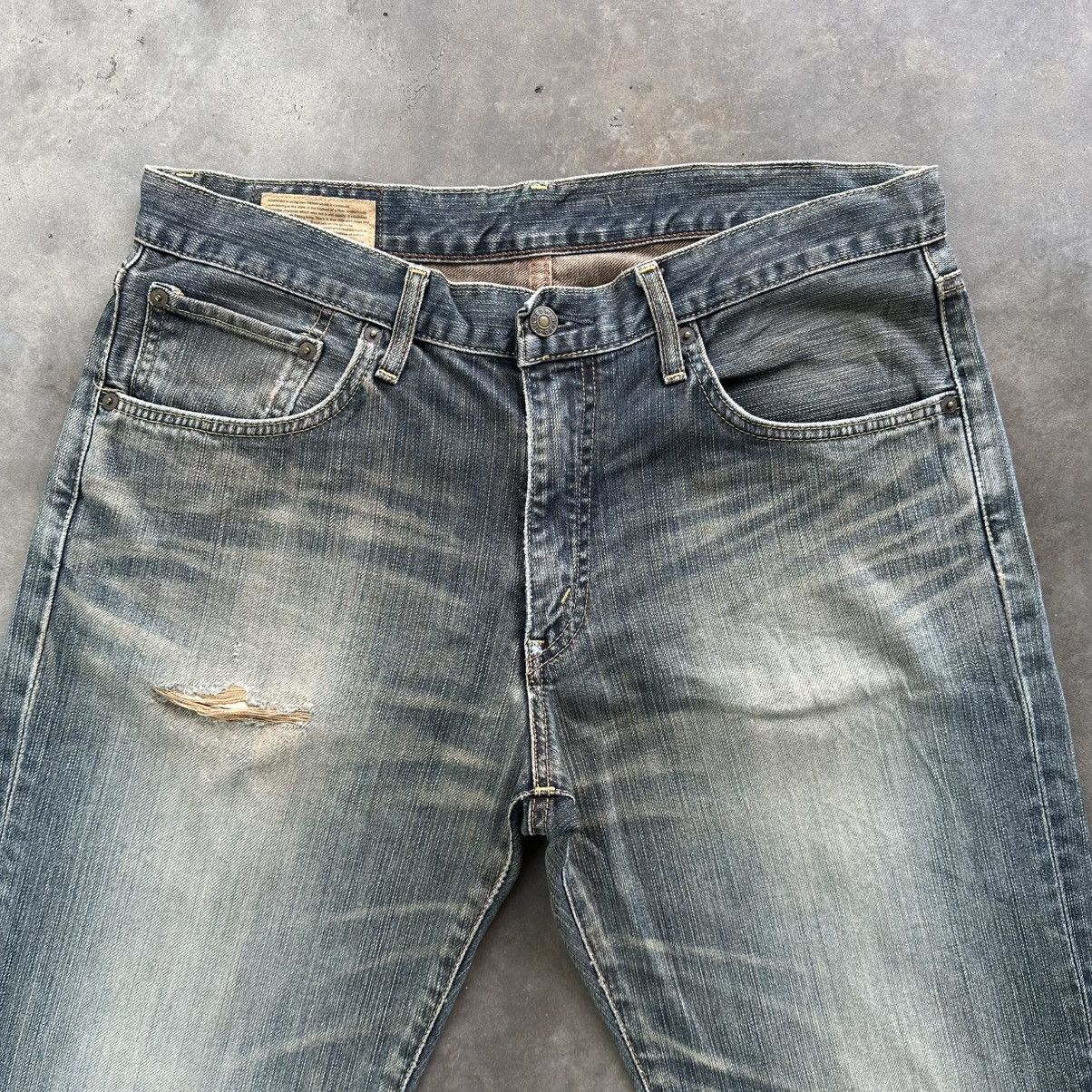 Japanese Brand Vintage Edwin Rusty Faded Distressed Denim Jean Pant Size US 34 / EU 50 - 3 Thumbnail