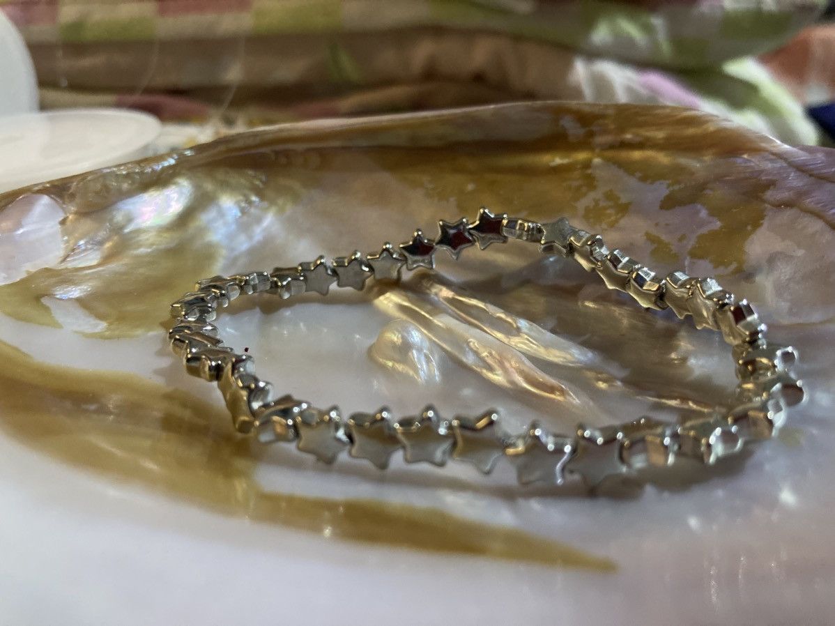 Other Silver coloured star beaded bracelet Size ONE SIZE - 1 Thumbnail