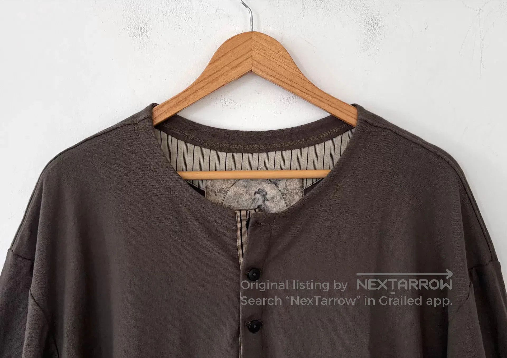 Ziggy Chen Brown Long Sleeve Button Front Shirt. Size US M / EU 48-50 / 2 - 3 Thumbnail