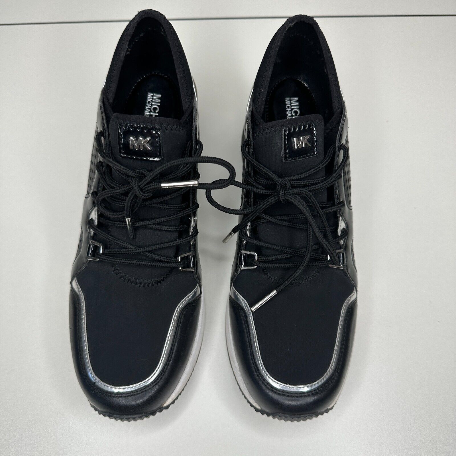 Michael Kors Michael Kors Black Scout Trainer Scuba Leather Sneaker 9 Size US 9 / IT 39 - 16 Thumbnail