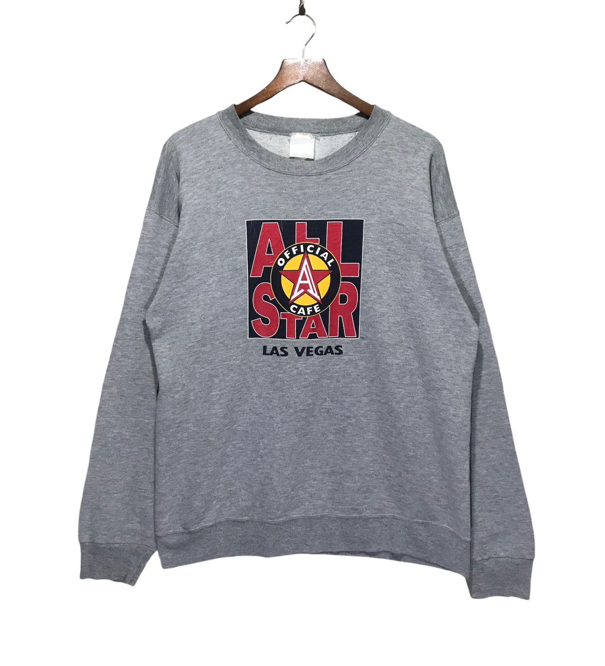 Vintage Vintage AllStar Las Vegas Logo Crewneck Sweatshirt Size US L / EU 52-54 / 3 - 1 Thumbnail