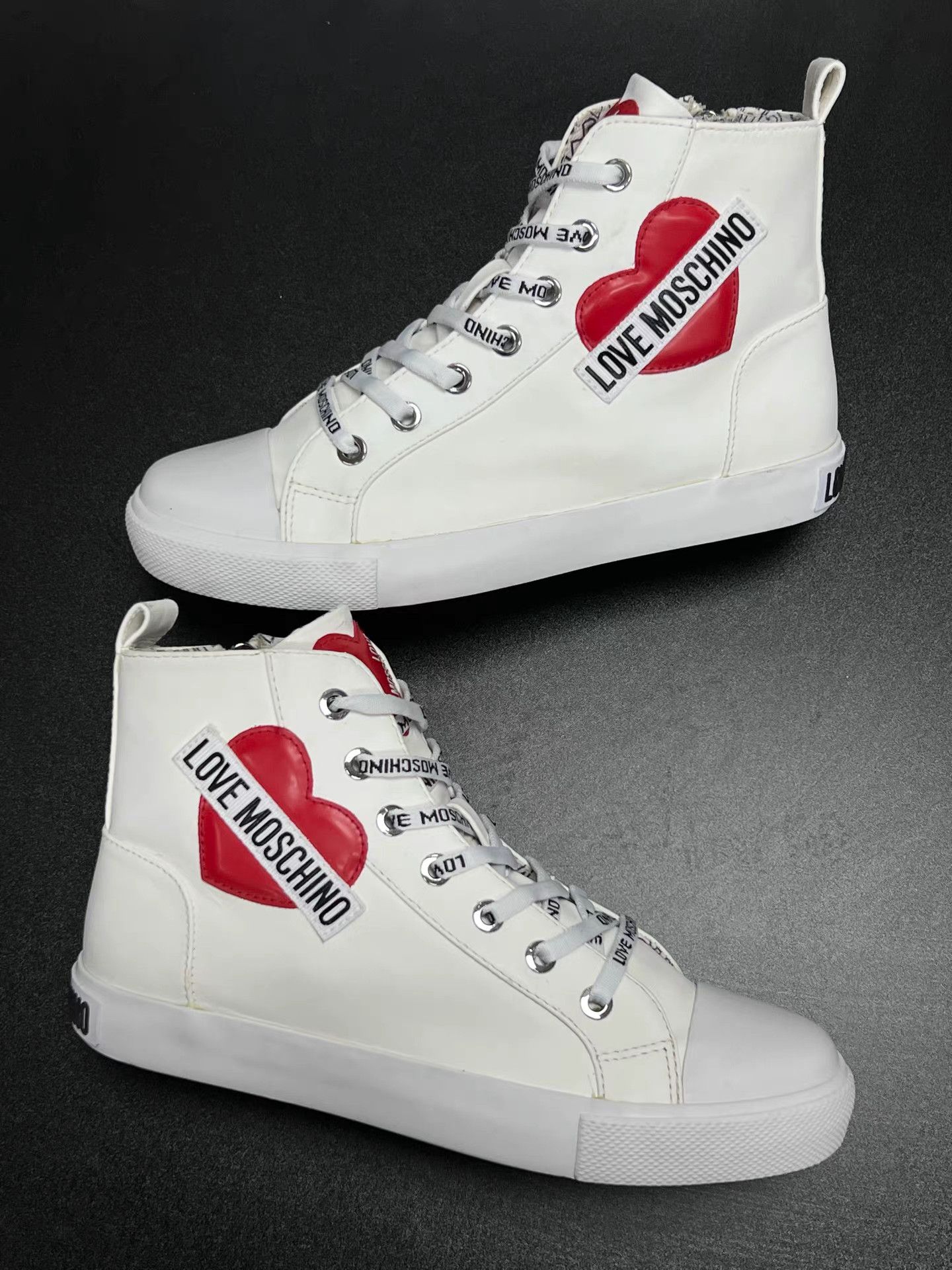 Moschino Moschino High-Top Sneakers K15 Size US 6 / IT 36 - 4 Thumbnail