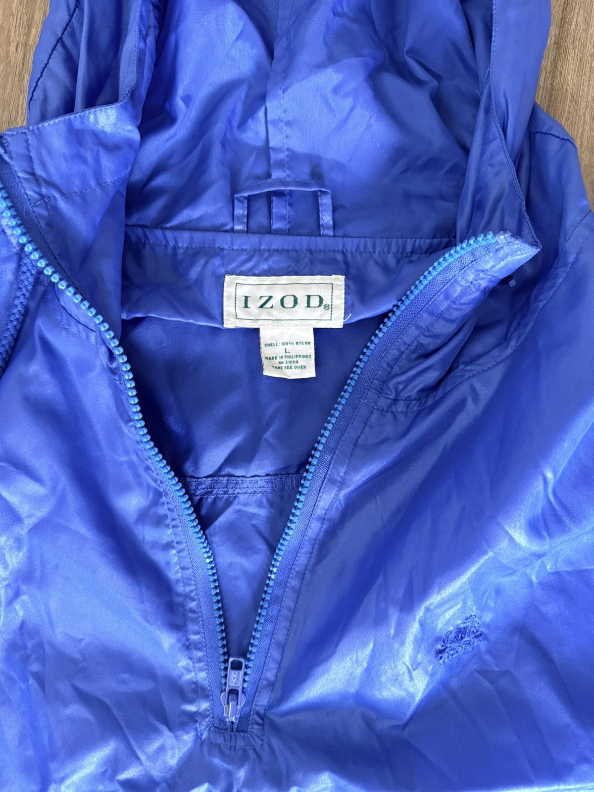 Izod Vintage Izod Jacket Windbreaker Pullover unisex Large Size US L / EU 52-54 / 3 - 4 Thumbnail