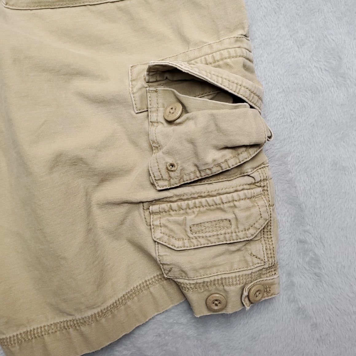Eddie Bauer Eddie Bauer Cargo Shorts Men 32 Khaki Twill Outdoor Utility Drawstrings Beige Casual Pants Size US 32 / EU 48 - 7 Thumbnail