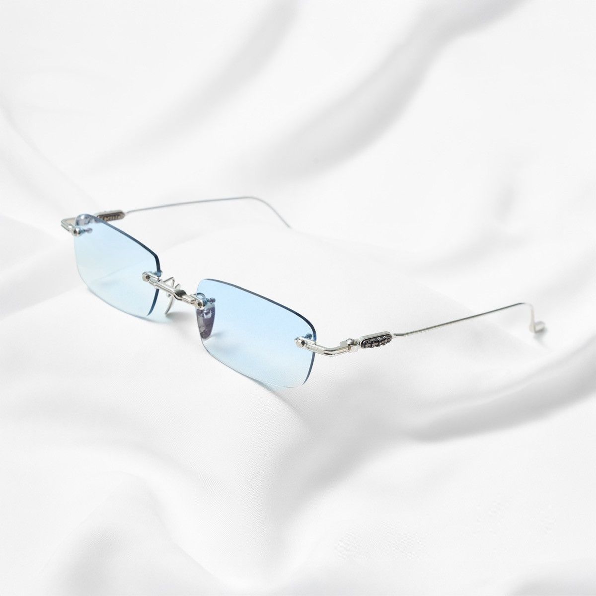 CHROME HEARTS SOFFFFFFFFERS I MATTE BLACK / SHINY SILVER