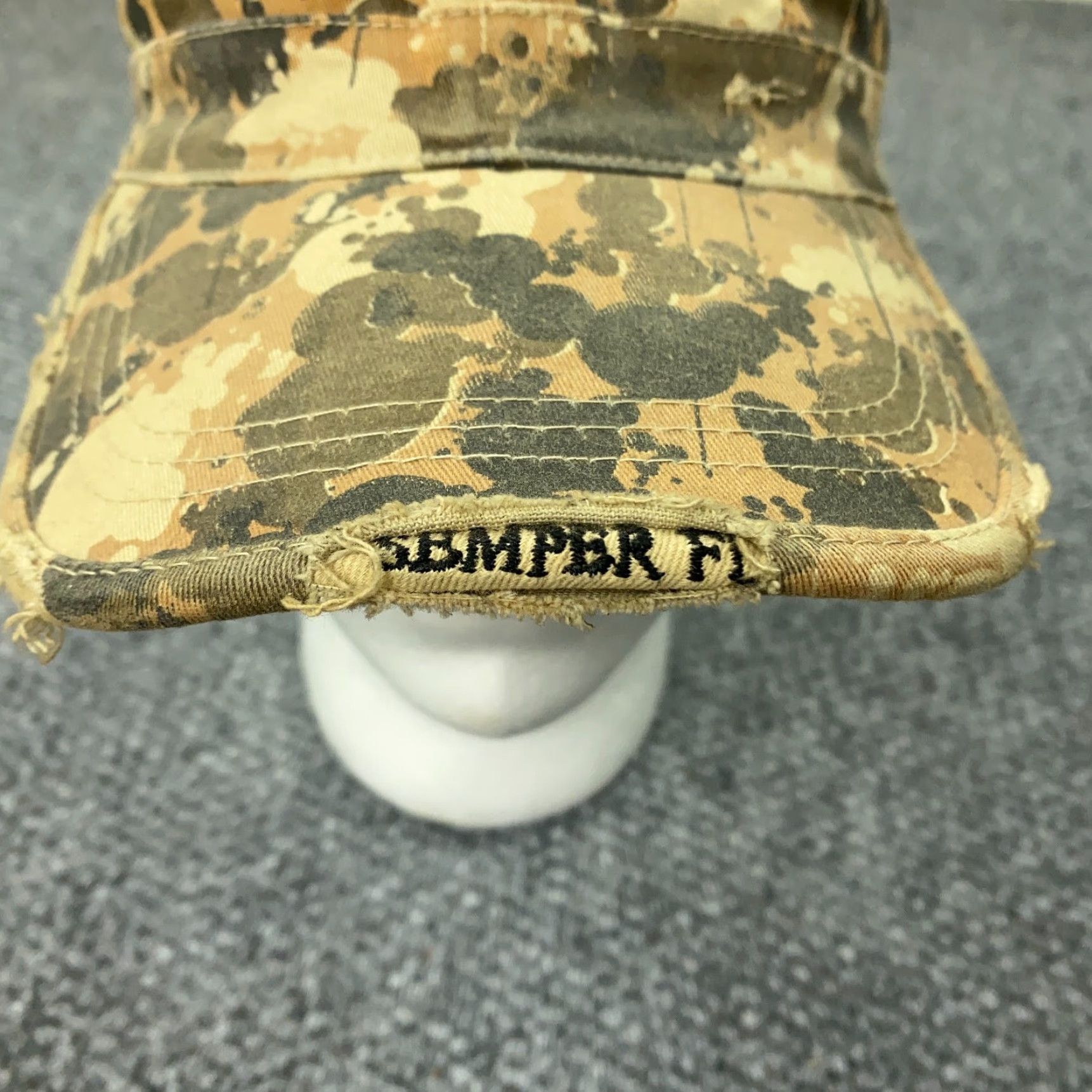 Carhartt USMC Cap Hat Mens One Size Green Digital Camo Camouflage Semper Fi Marine Corp Size ONE SIZE - 3 Thumbnail