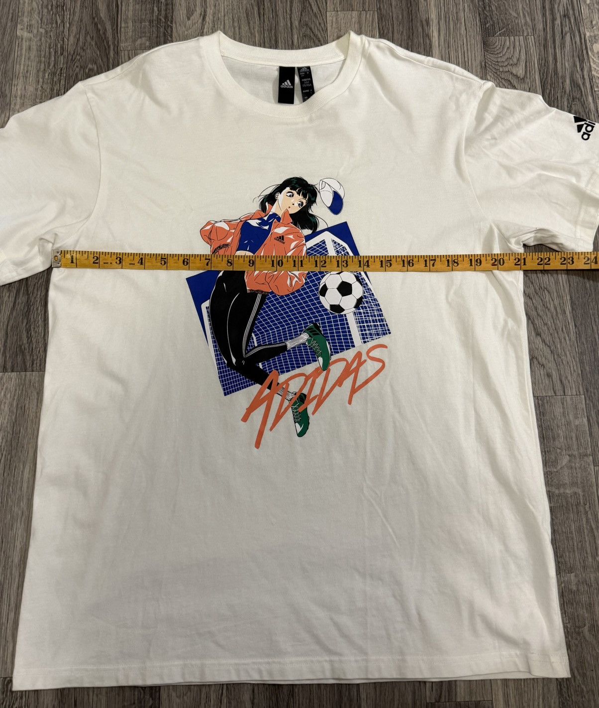 Adidas Adidas Tokyo Anime Girl Soccer Tee Size L Japan Exclusive Size US L / EU 52-54 / 3 - 7 Thumbnail