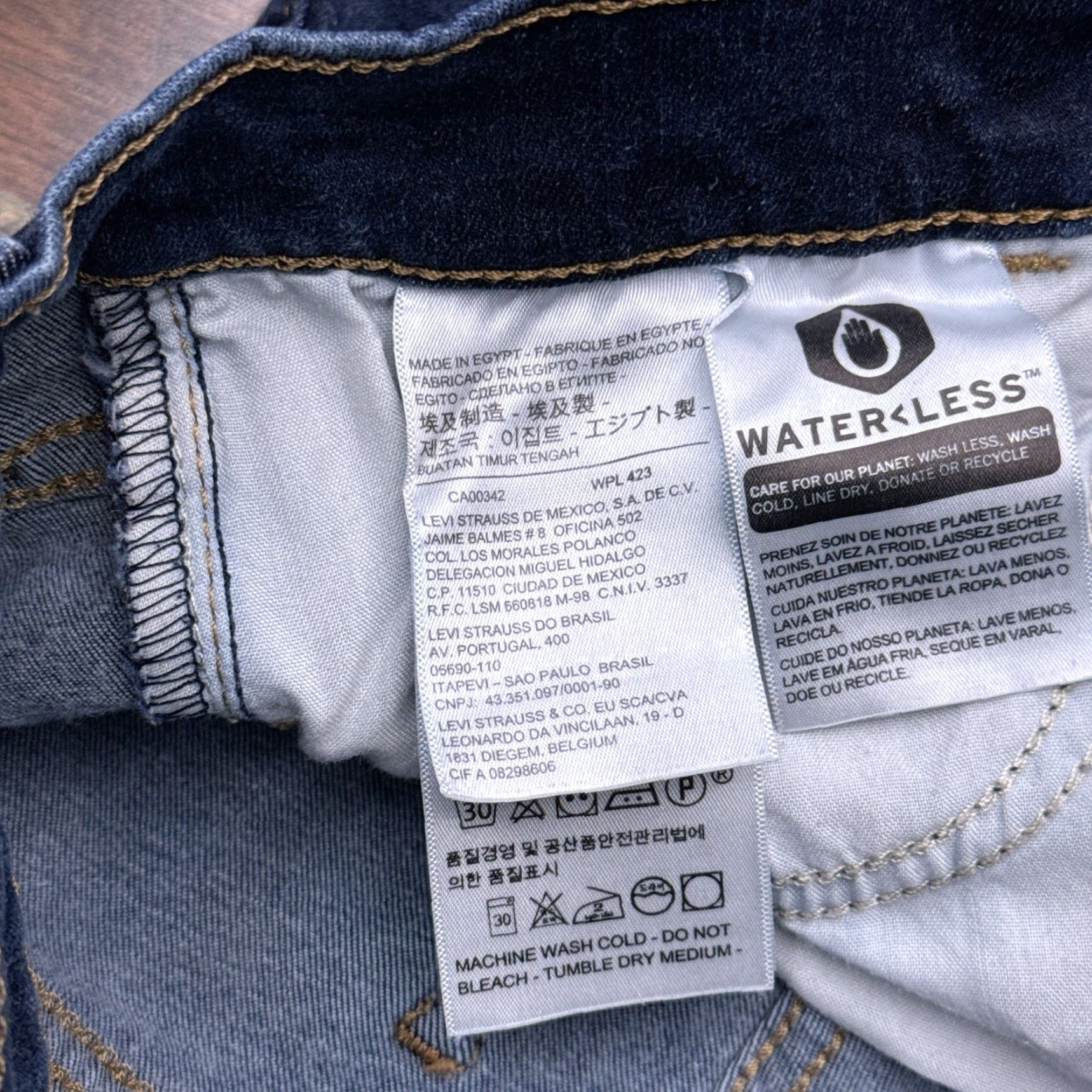 Levi's Levi's 720 Premium Super Skinny Jeans Women 27 Mid Rise Stretch Denim Blue Slim Regular 5-Pocket Jeans Size 27" / US 4 / IT 40 - 5 Thumbnail