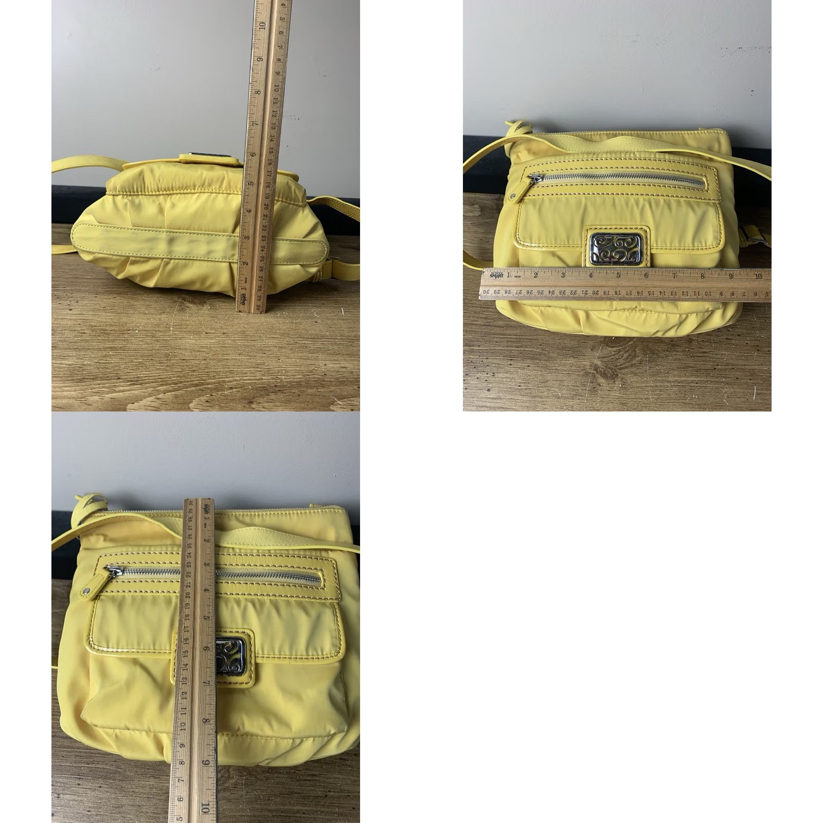 Brighton VINTAGE Brighton Charlie Crossbody Handbag Charm Yellow Size ONE SIZE - 9 Thumbnail