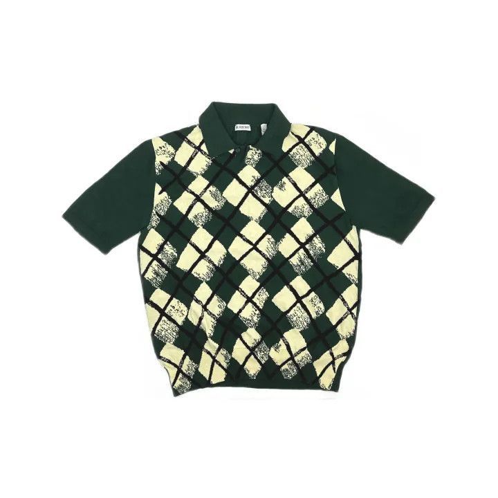 Burberry Burberry Burberry Color Blocked Knit Polo Shirt-2507 Size US M / EU 48-50 / 2 - 2 Thumbnail