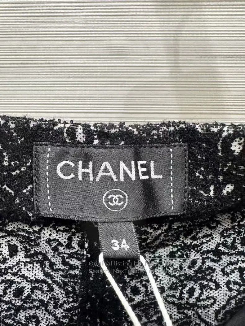 Chanel Chanel 25M coco beach series black full logo pants Size 42" / US 20 - 3 Thumbnail
