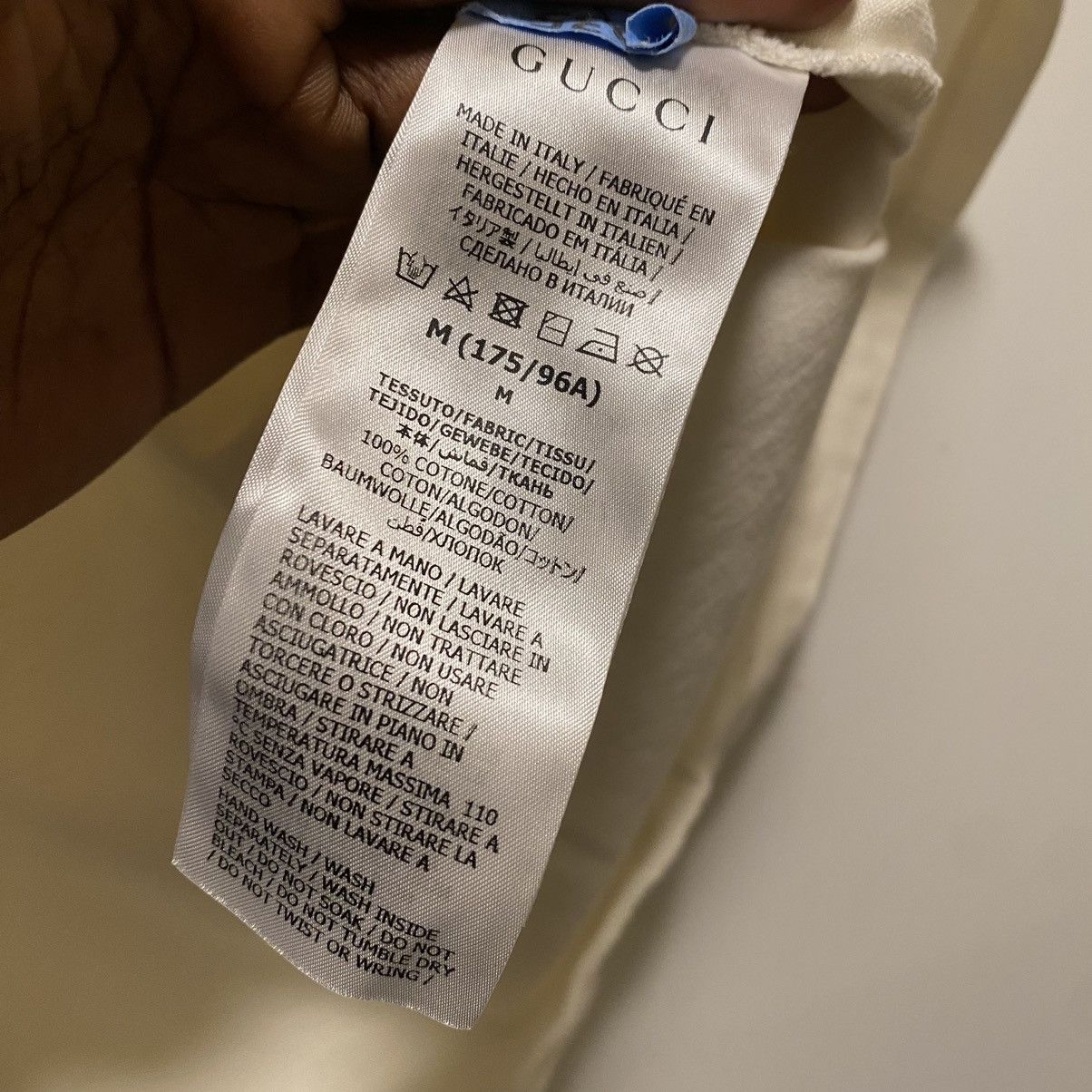 Gucci Gucci Blade Tee White Size US M / EU 48-50 / 2 - 4 Thumbnail