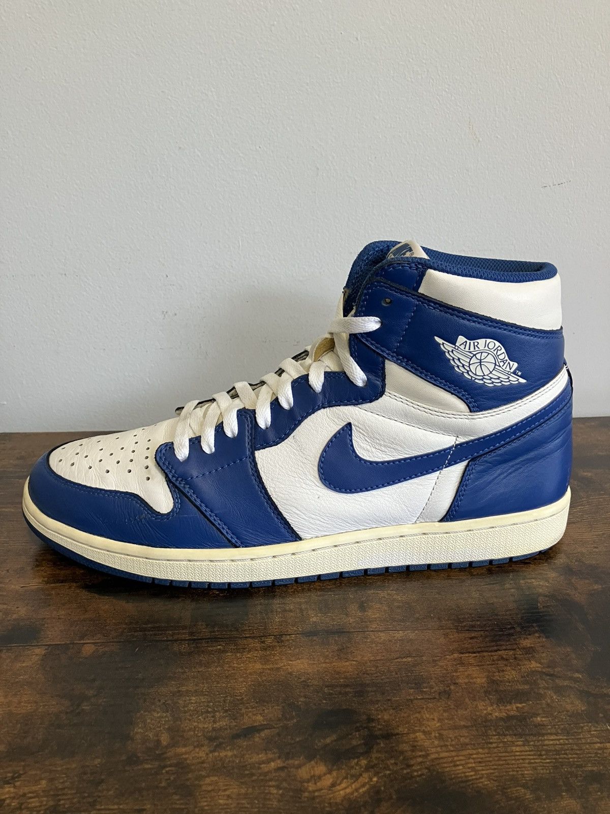 Jordan Brand Jordan 1 Retro High OG Storm Blue 2016 Size US 13 / EU 46 - 2 Thumbnail