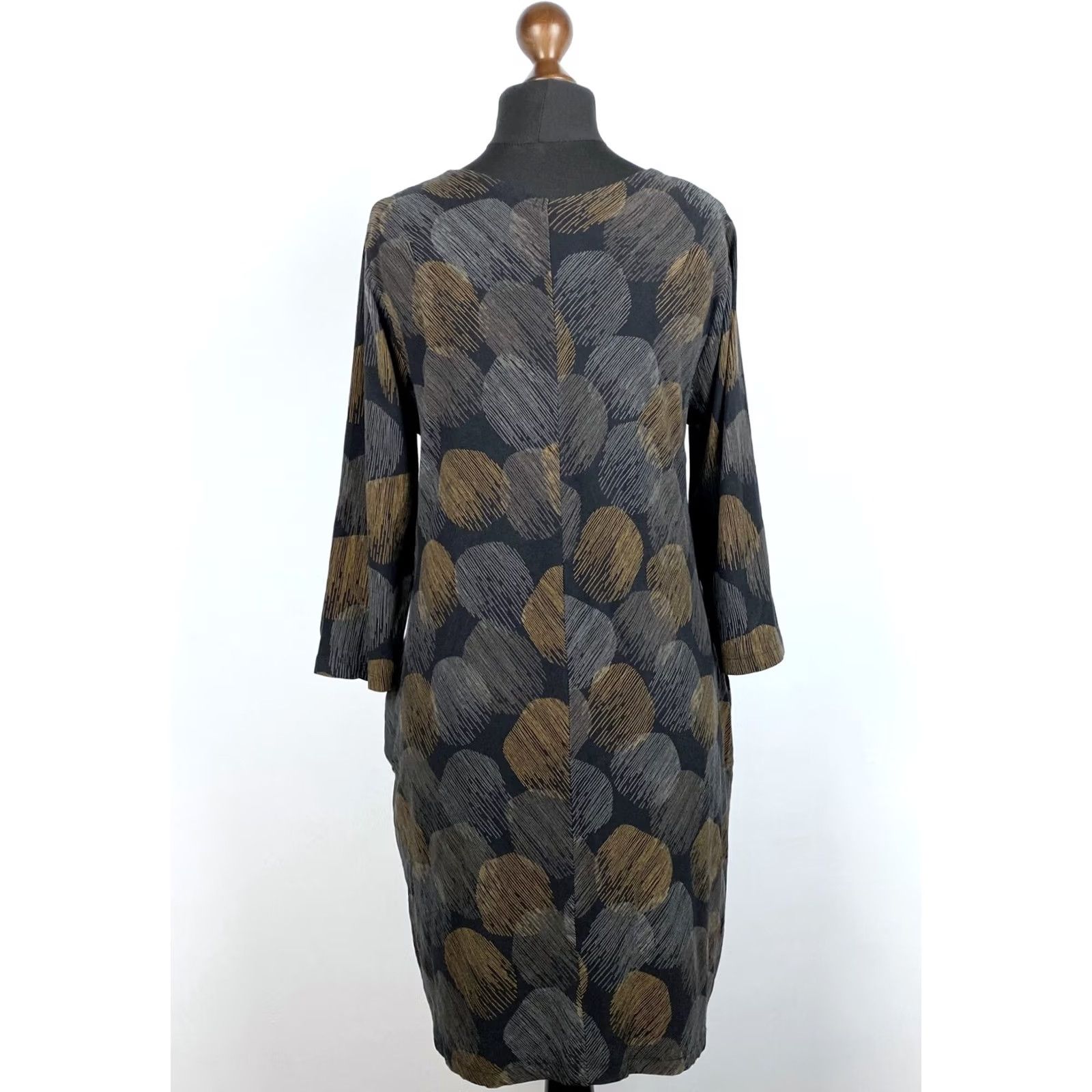 Vintage Gudrun Sjoden Womens Dress S A-Line Dress Midi Multicoloured Dress Women S 100% Genuine Item Size S / US 4 / IT 40 - 3 Thumbnail