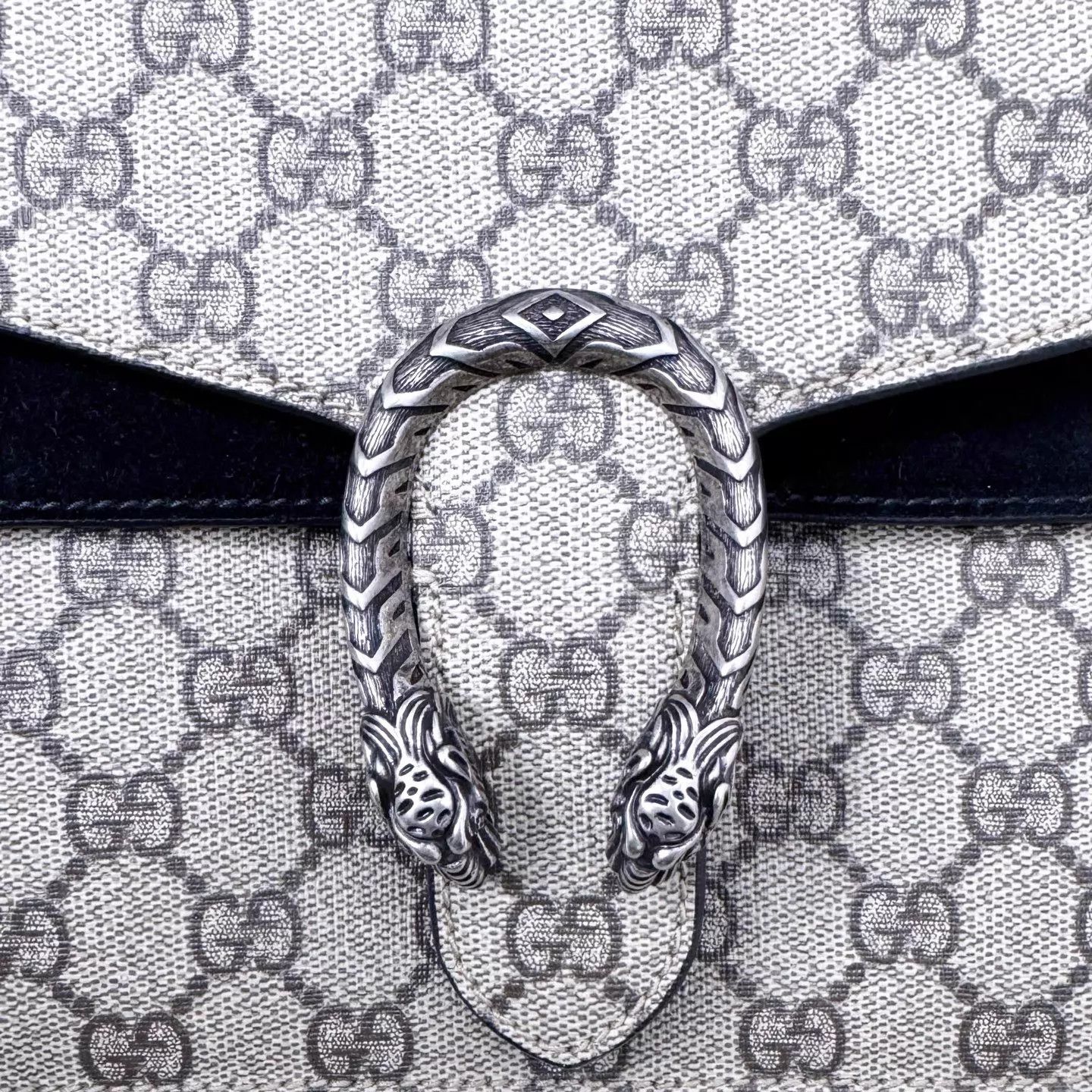 Gucci Gucci Dionysus GGSupreme Crystal Buckle Mini Crossbody Size ONE SIZE - 6 Thumbnail