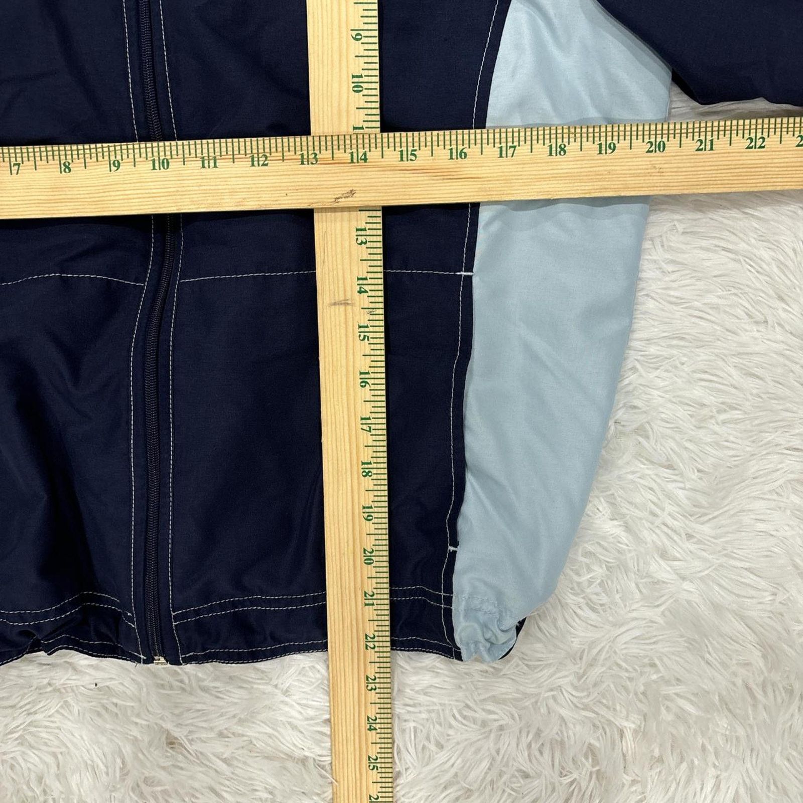 Other Vintage navy / multi blue lightweight jacket Size L / US 10 / IT 46 - 3 Thumbnail